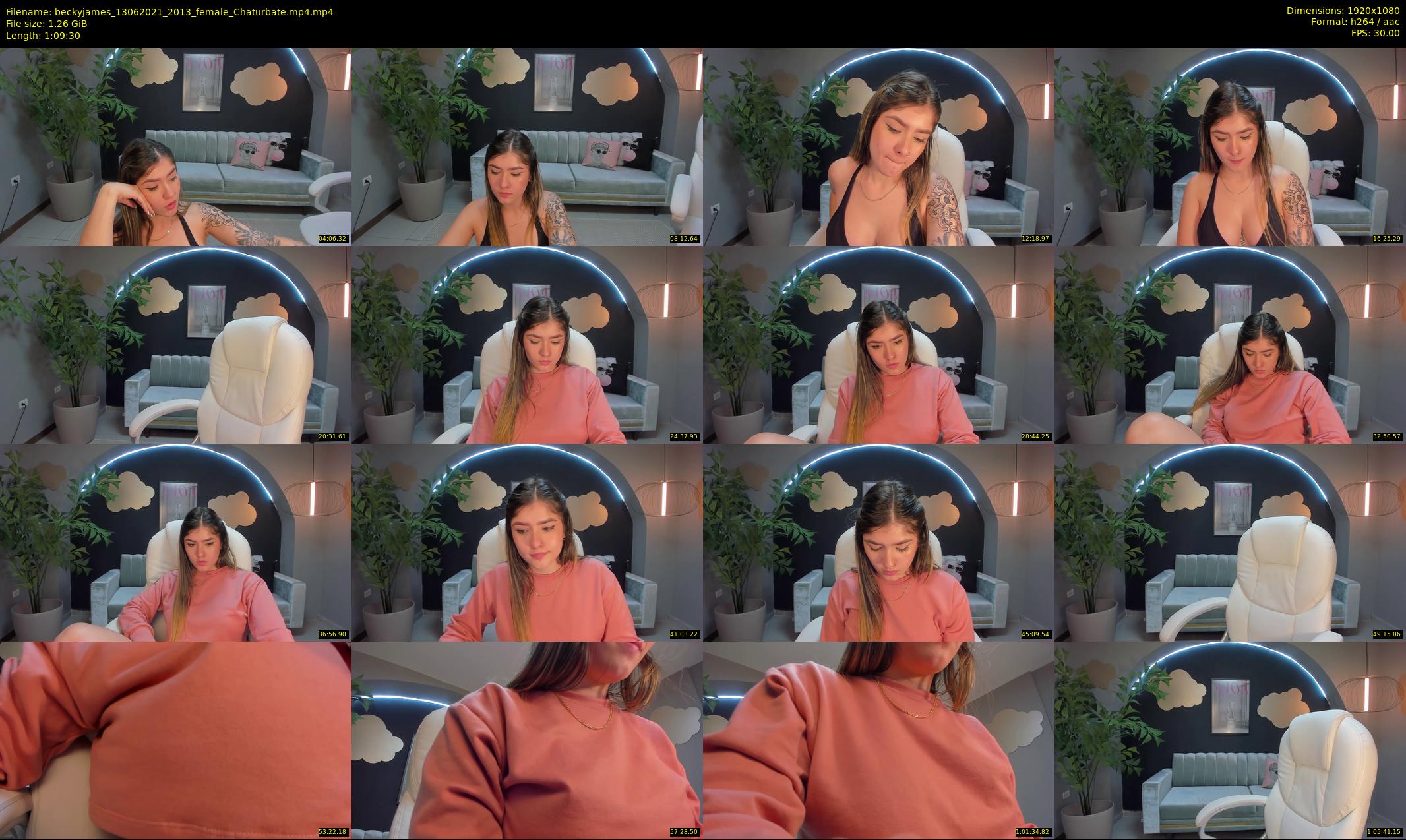 beckyjames — 70 minute Chaturbate female cam show recording, 1080p, Jun 13, 2021