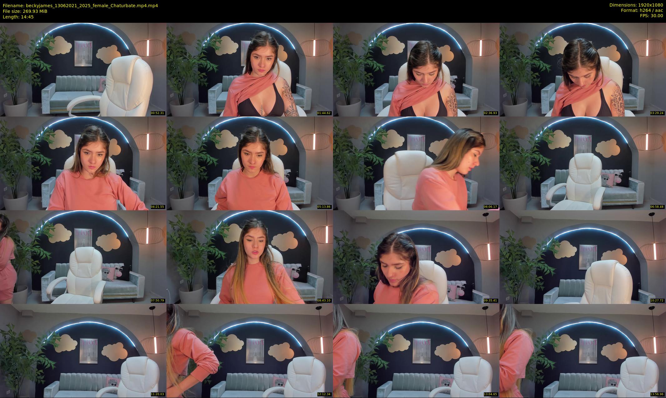 beckyjames — 15 minute Chaturbate female cam show recording, 1080p, Jun 13, 2021