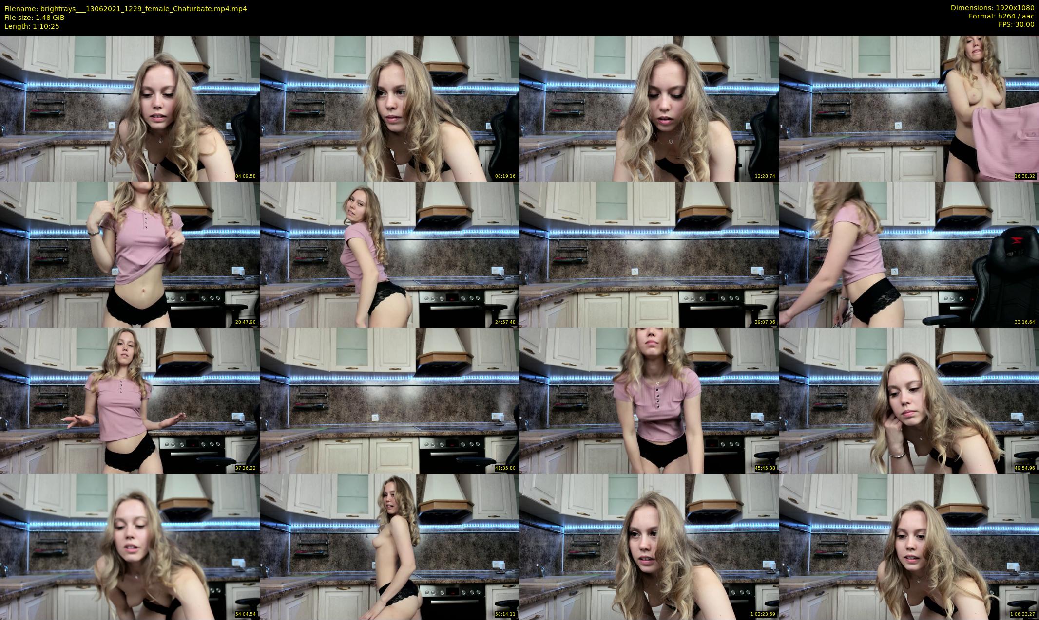 brightrays__ — 71 minute Chaturbate female cam show recording, 1080p, Jun 13, 2021