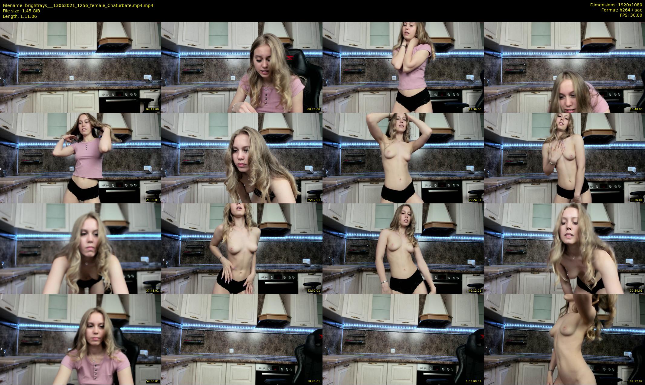 brightrays__ — 72 minute Chaturbate female cam show recording, 1080p, Jun 13, 2021
