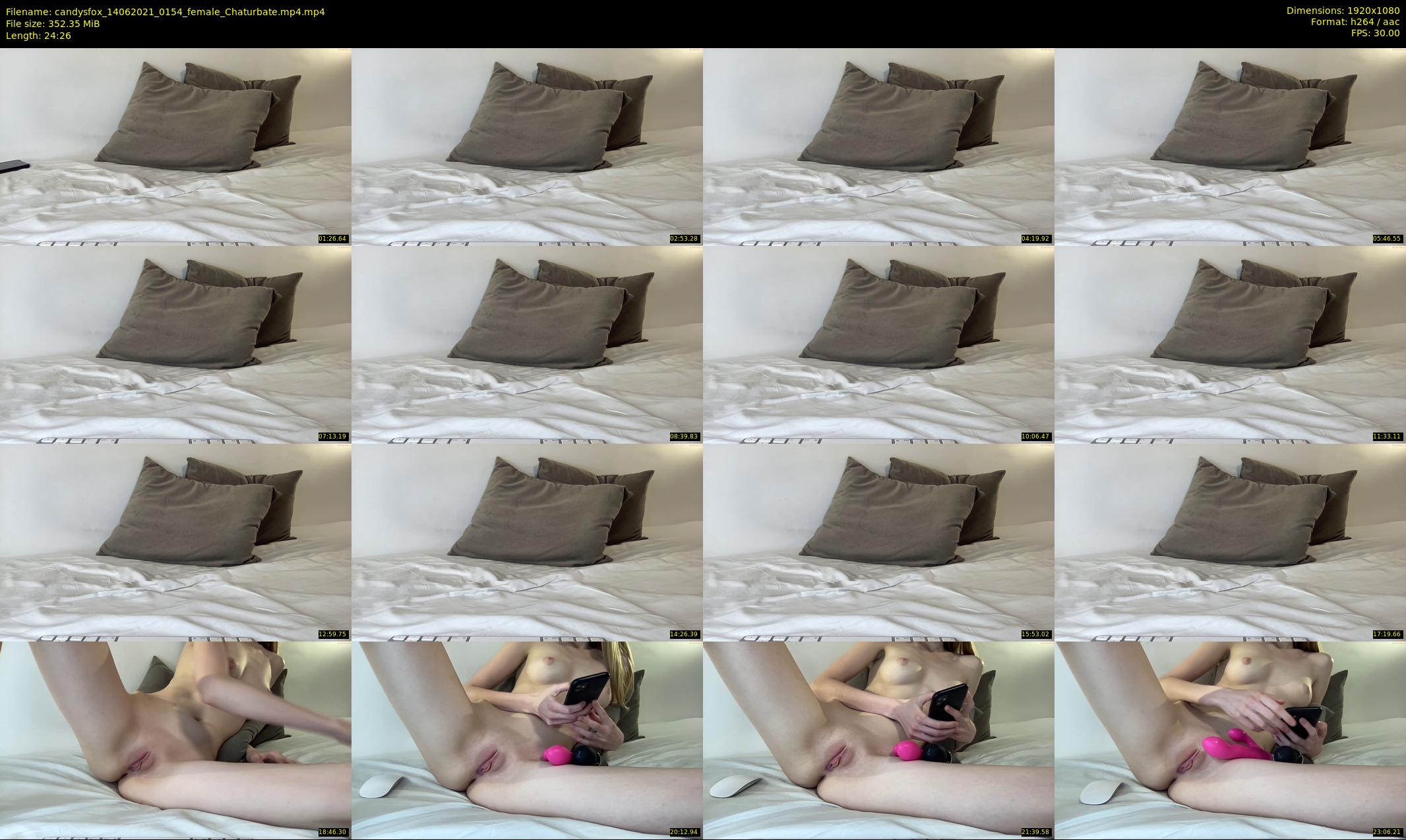 candysfox — 25 minute Chaturbate female cam show recording, 1080p, Jun 14, 2021