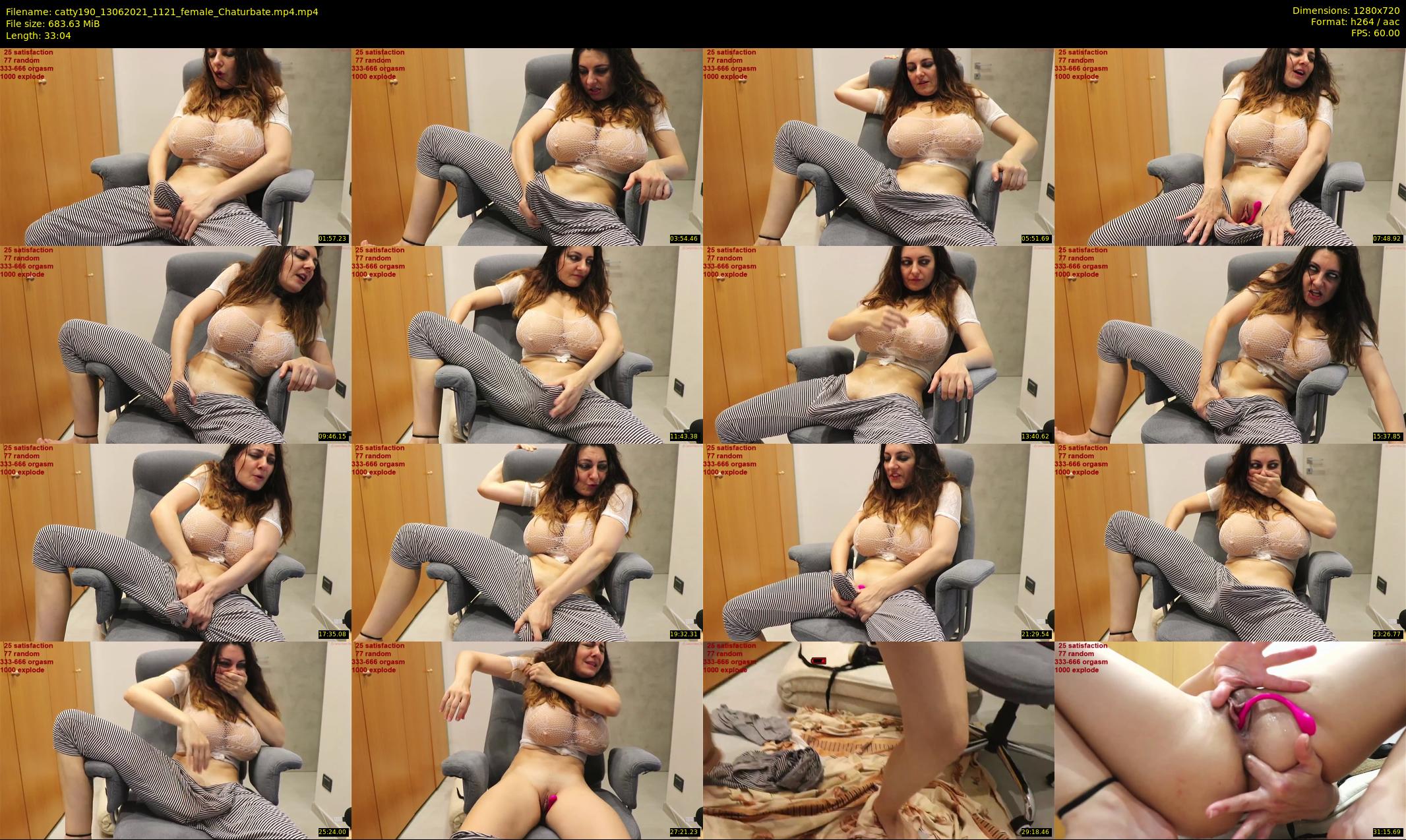 catty190 — 34 minute Chaturbate female cam show recording, 720p, Jun 13, 2021