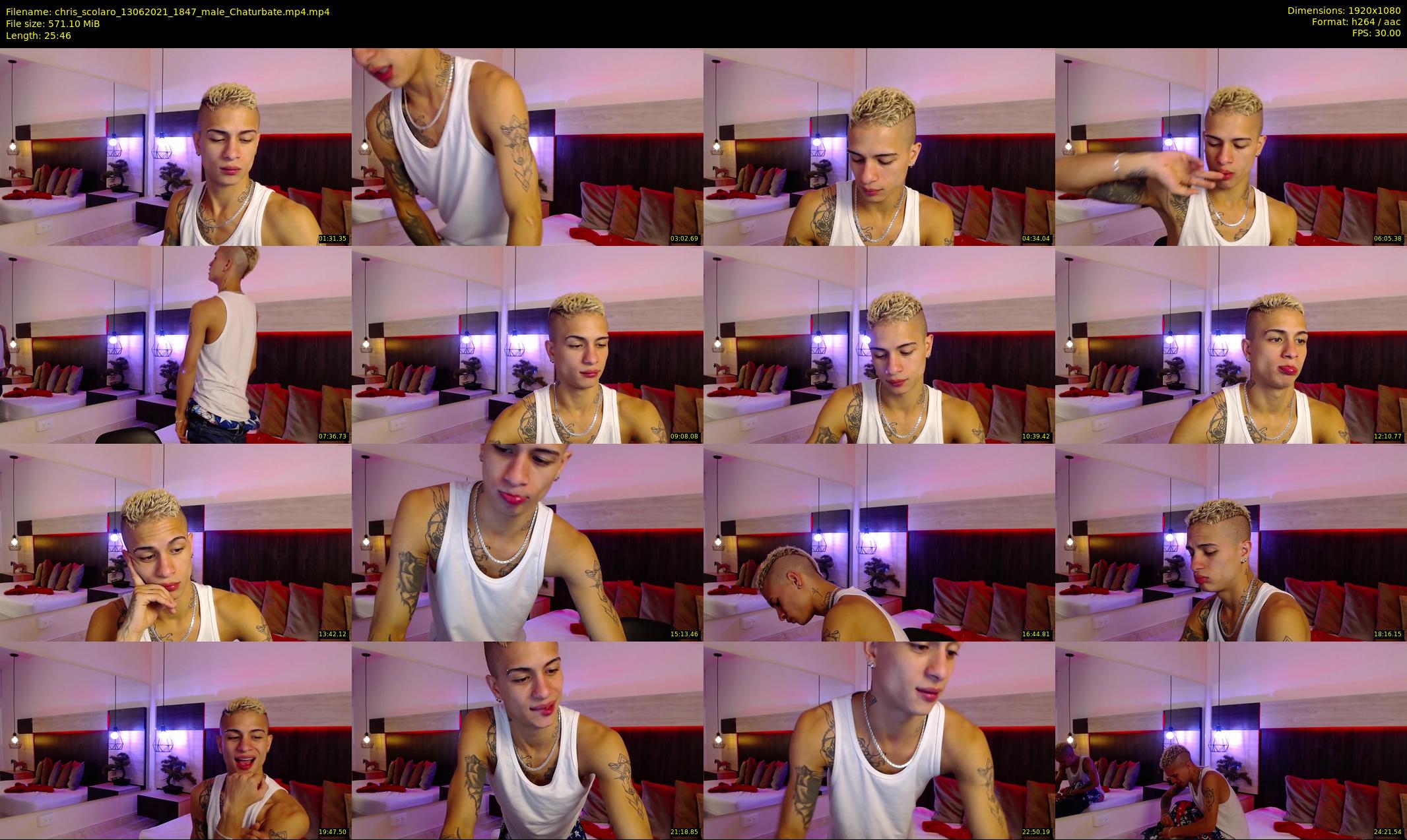 chris_scolaro — 26 minute Chaturbate male cam show recording, 1080p, Jun 13, 2021