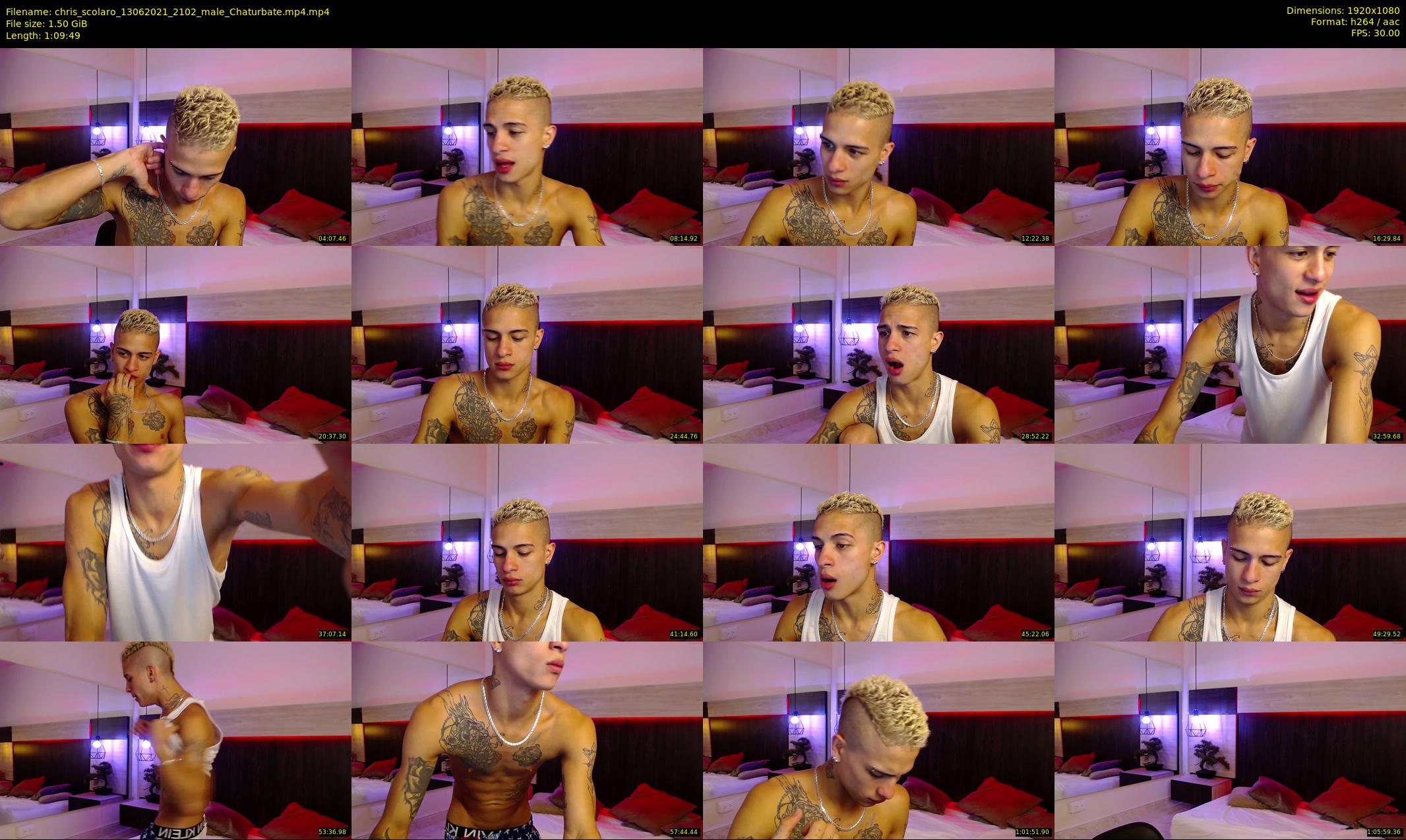 chris_scolaro — 70 minute Chaturbate male cam show recording, 1080p, Jun 13, 2021