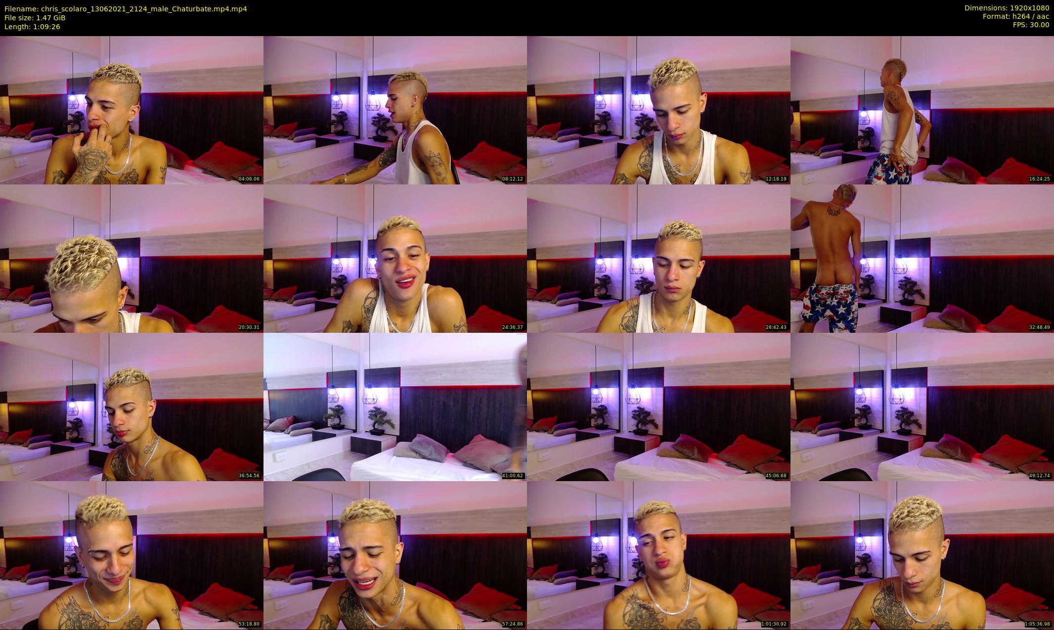 chris_scolaro — 70 minute Chaturbate male cam show recording, 1080p, Jun 13, 2021