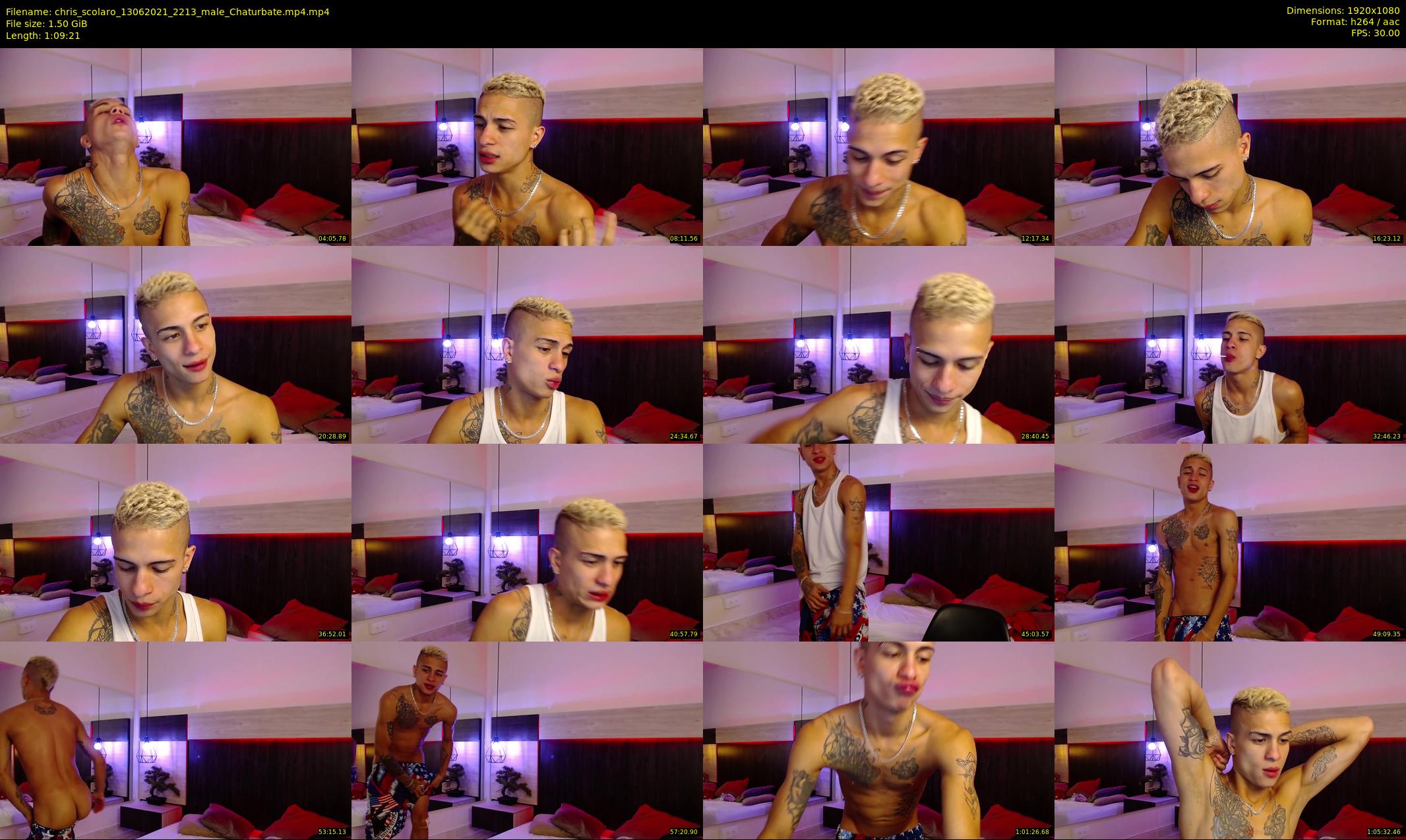 chris_scolaro — 70 minute Chaturbate male cam show recording, 1080p, Jun 13, 2021
