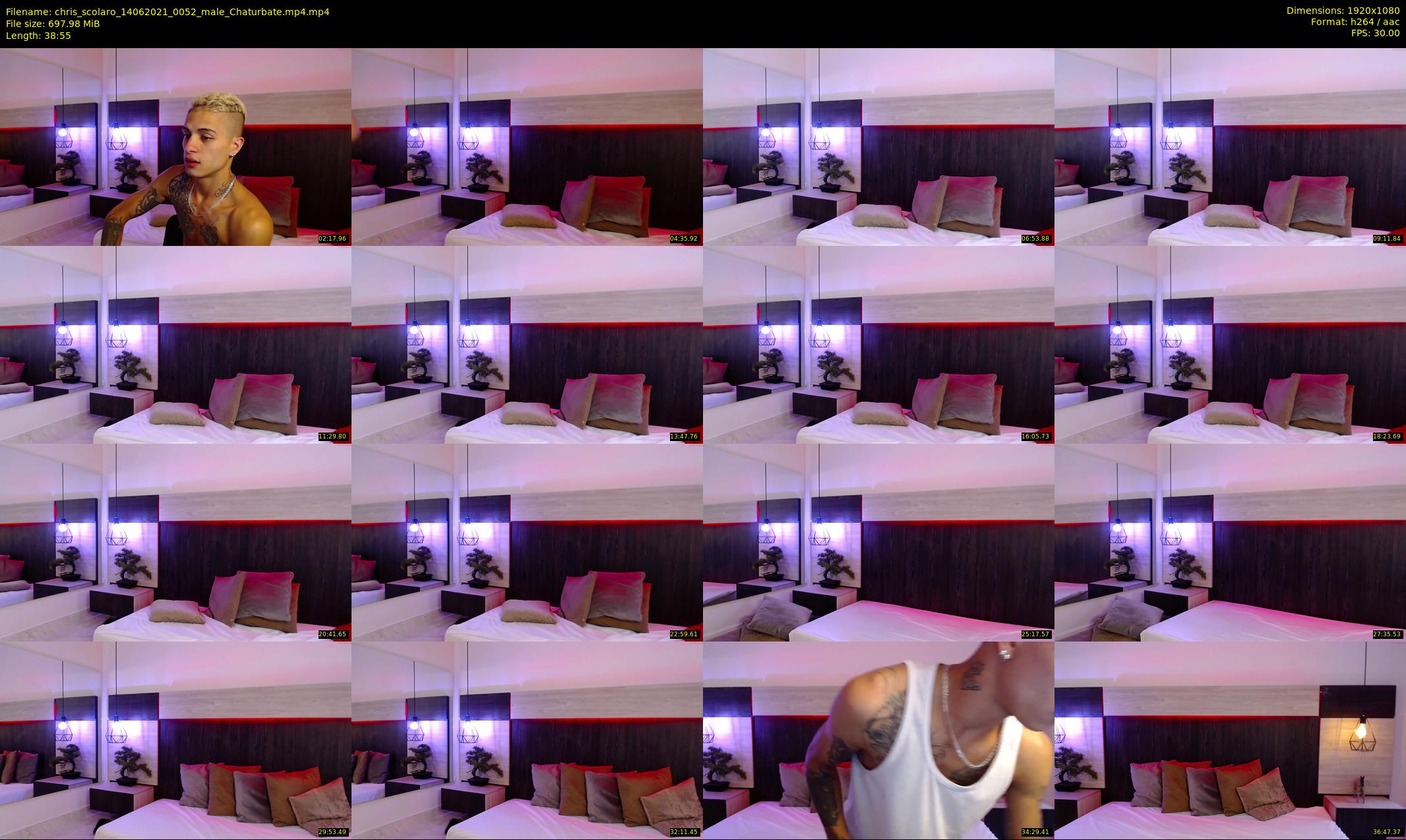 chris_scolaro — 39 minute Chaturbate male cam show recording, 1080p, Jun 14, 2021