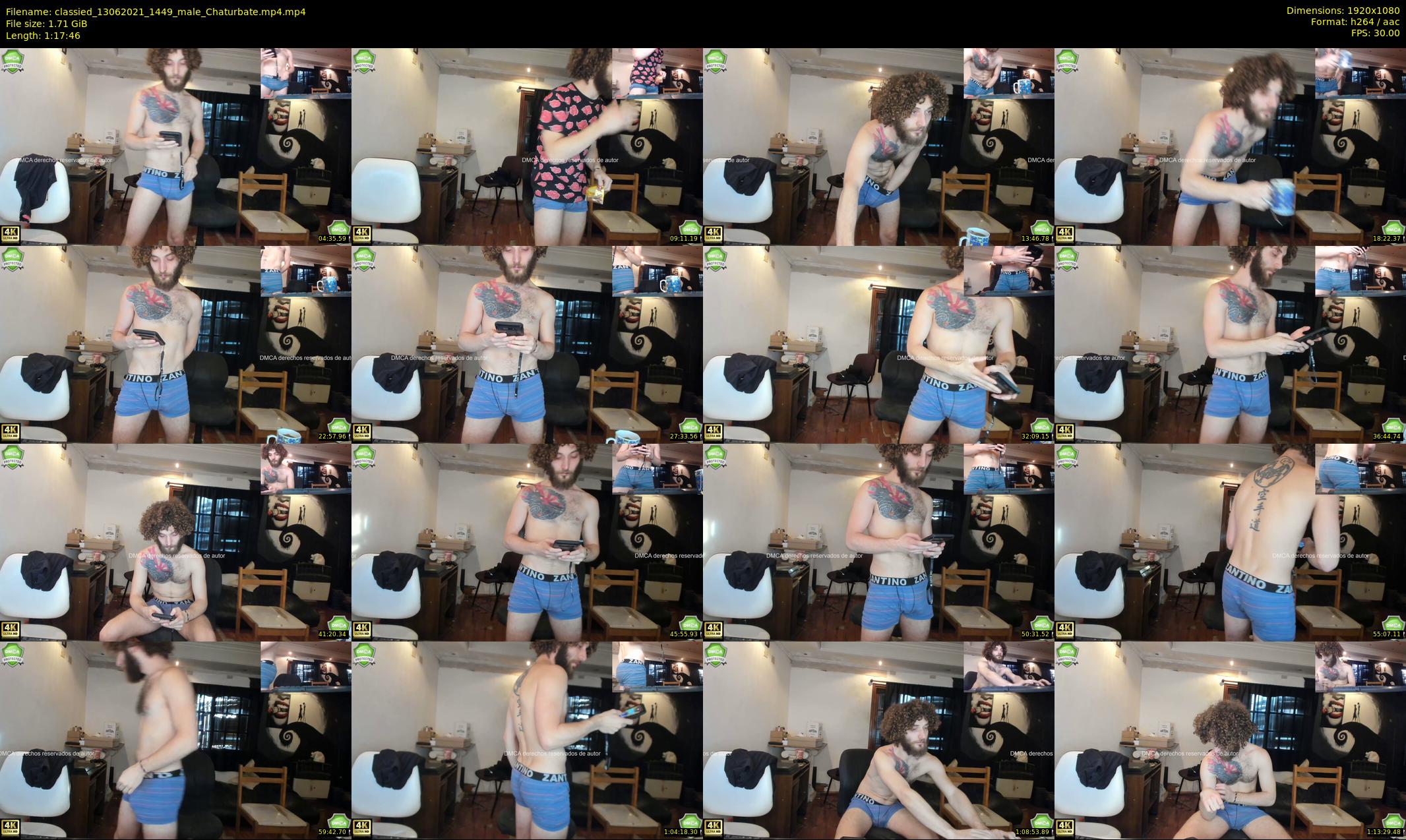 classied — 78 minute Chaturbate male cam show recording, 1080p, Jun 13, 2021