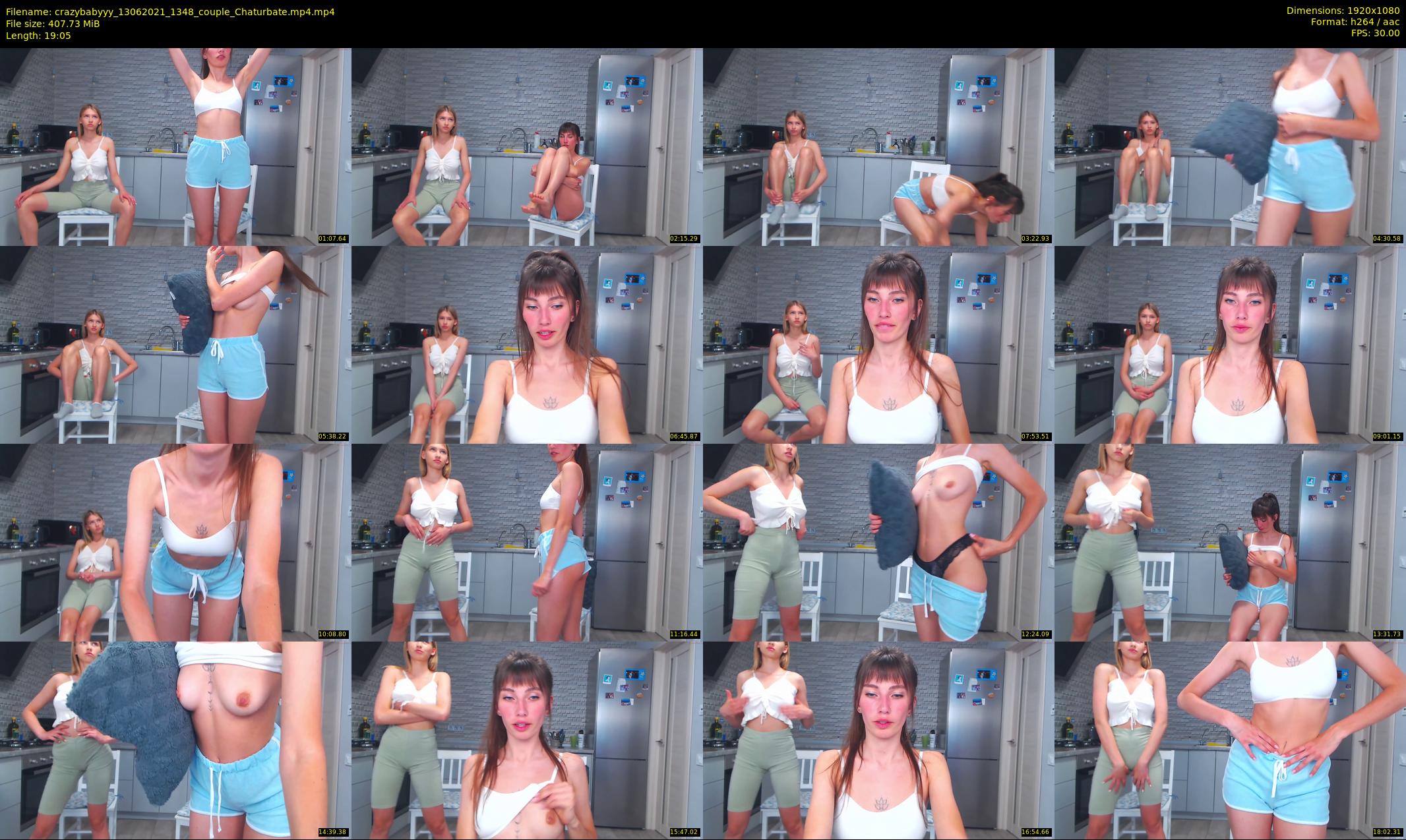 crazybabyyy — 20 minute Chaturbate couple cam show recording, 1080p, Jun 13, 2021