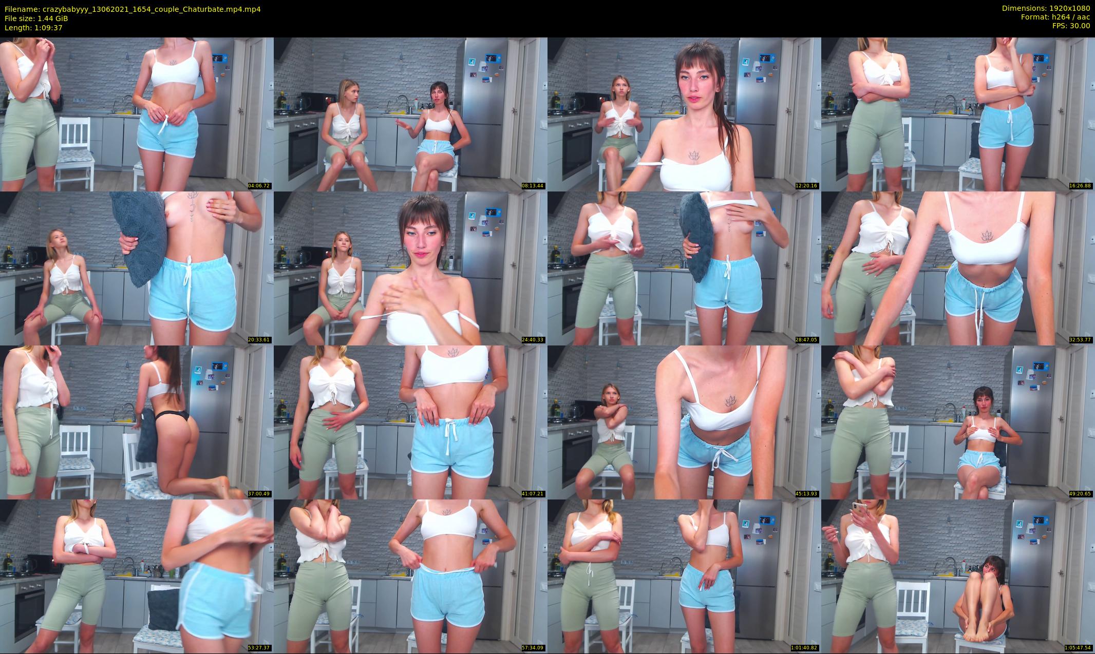 crazybabyyy — 70 minute Chaturbate couple cam show recording, 1080p, Jun 13, 2021