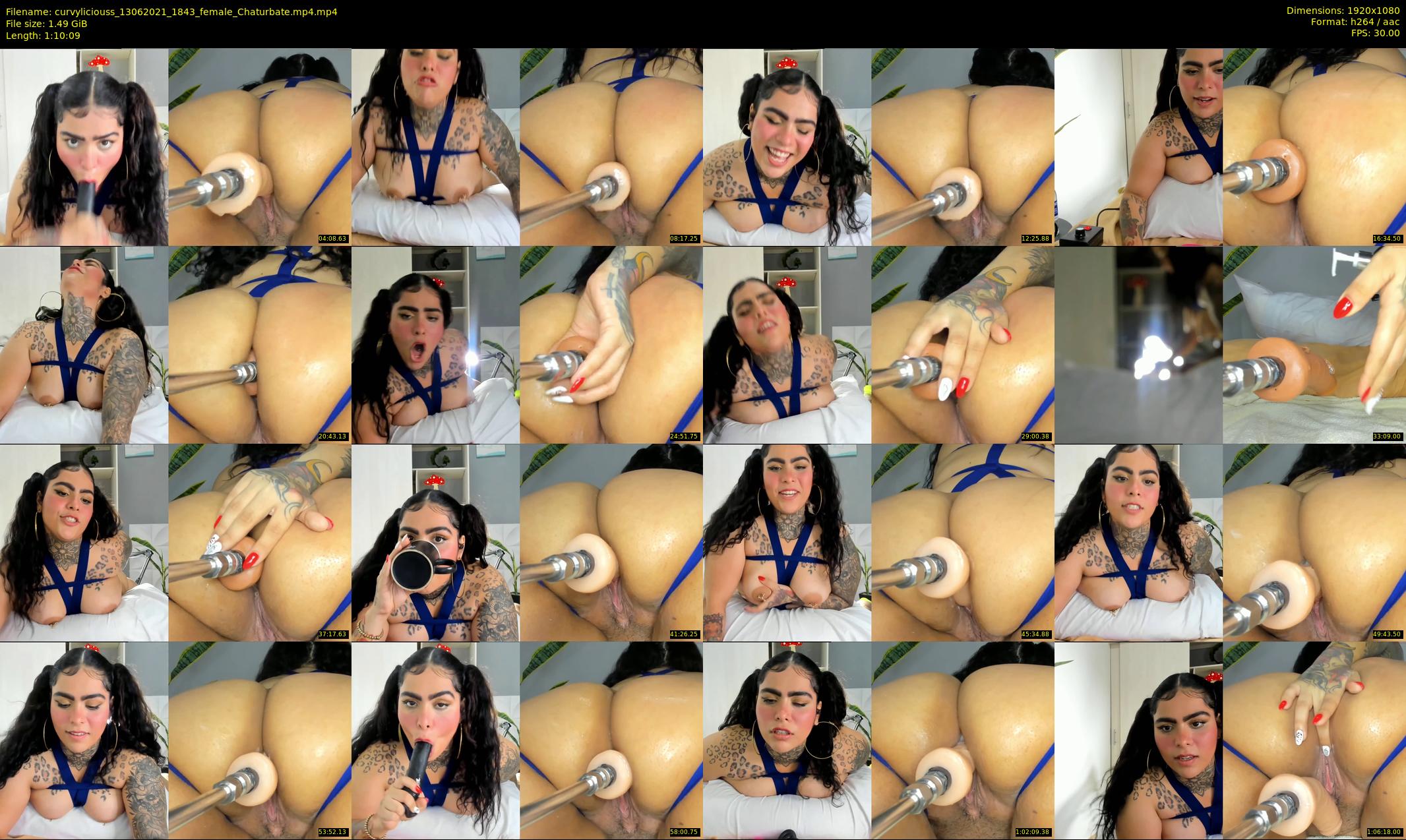 curvyliciouss — 71 minute Chaturbate female cam show recording, 1080p, Jun 13, 2021