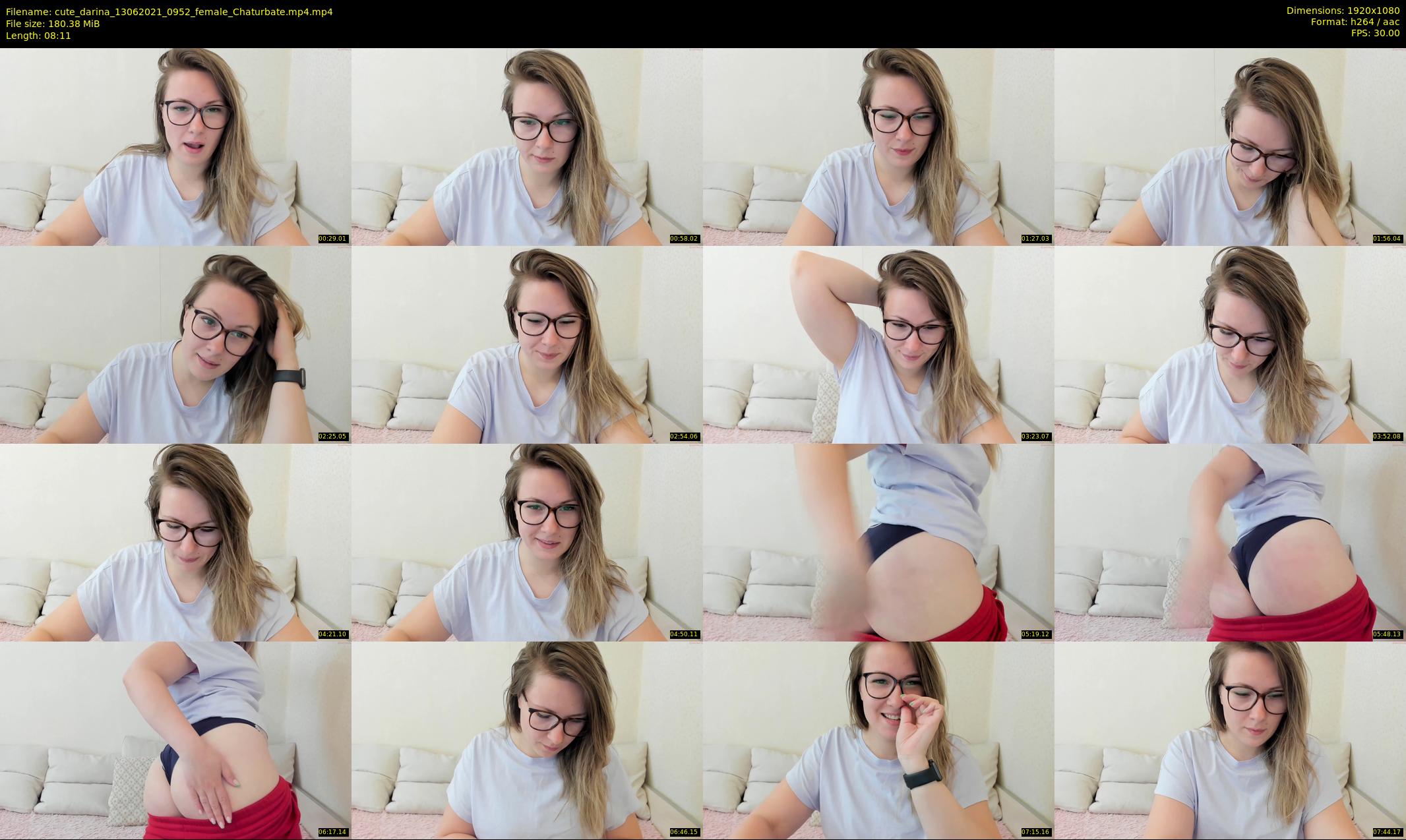 cute_darina — 9 minute Chaturbate female cam show recording, 1080p, Jun 13, 2021