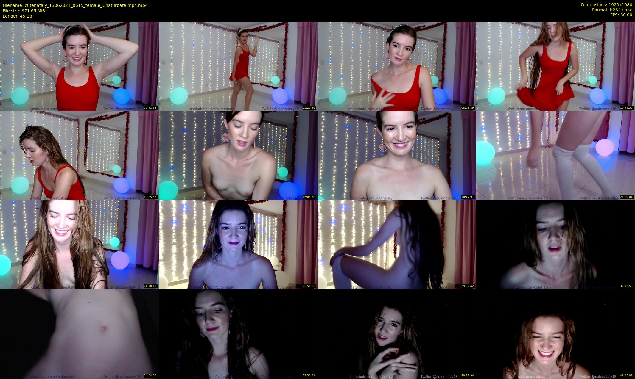 cutenataly — 46 minute Chaturbate female cam show recording, 1080p, Jun 13, 2021