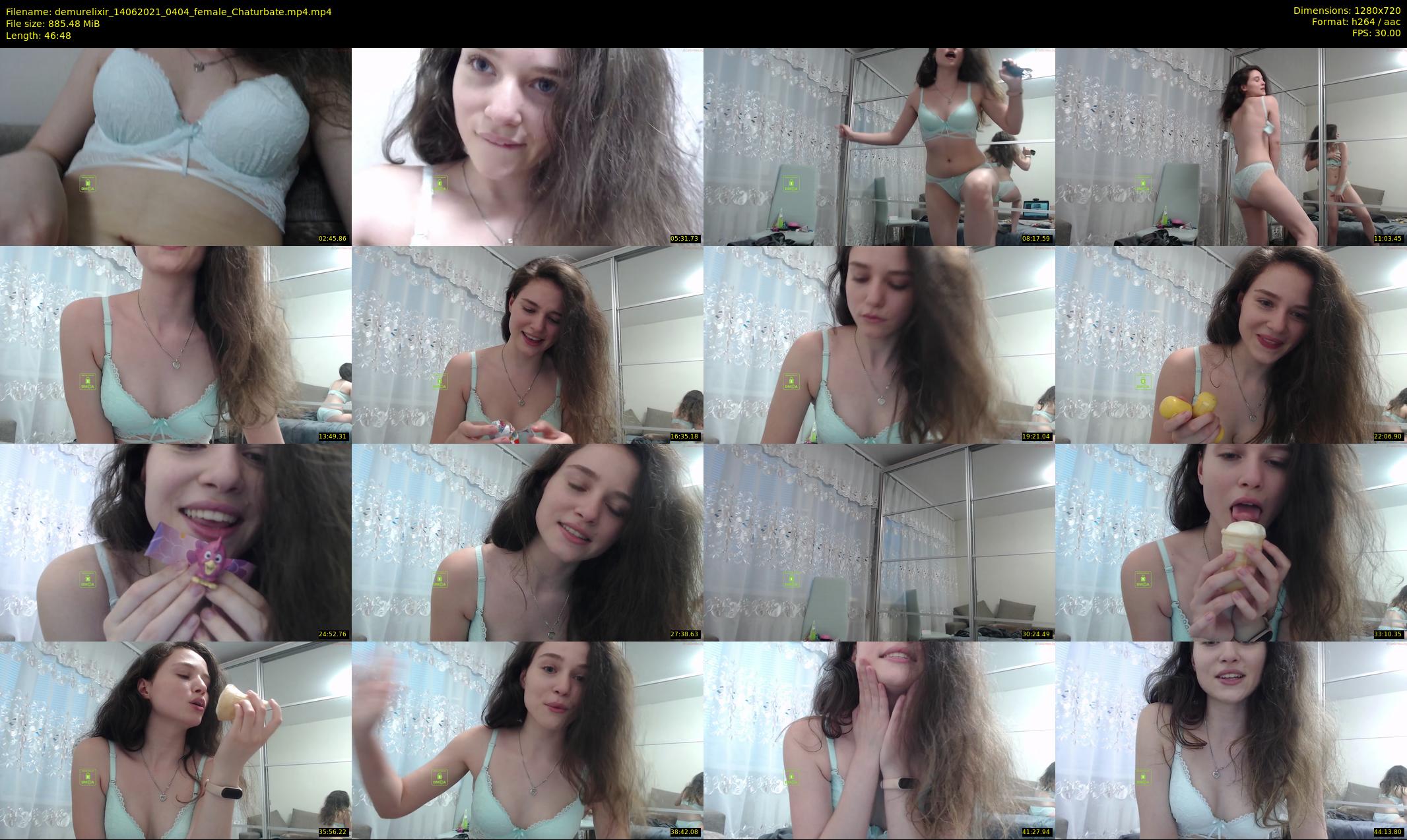 demurelixir — 47 minute Chaturbate female cam show recording, 720p, Jun 14, 2021