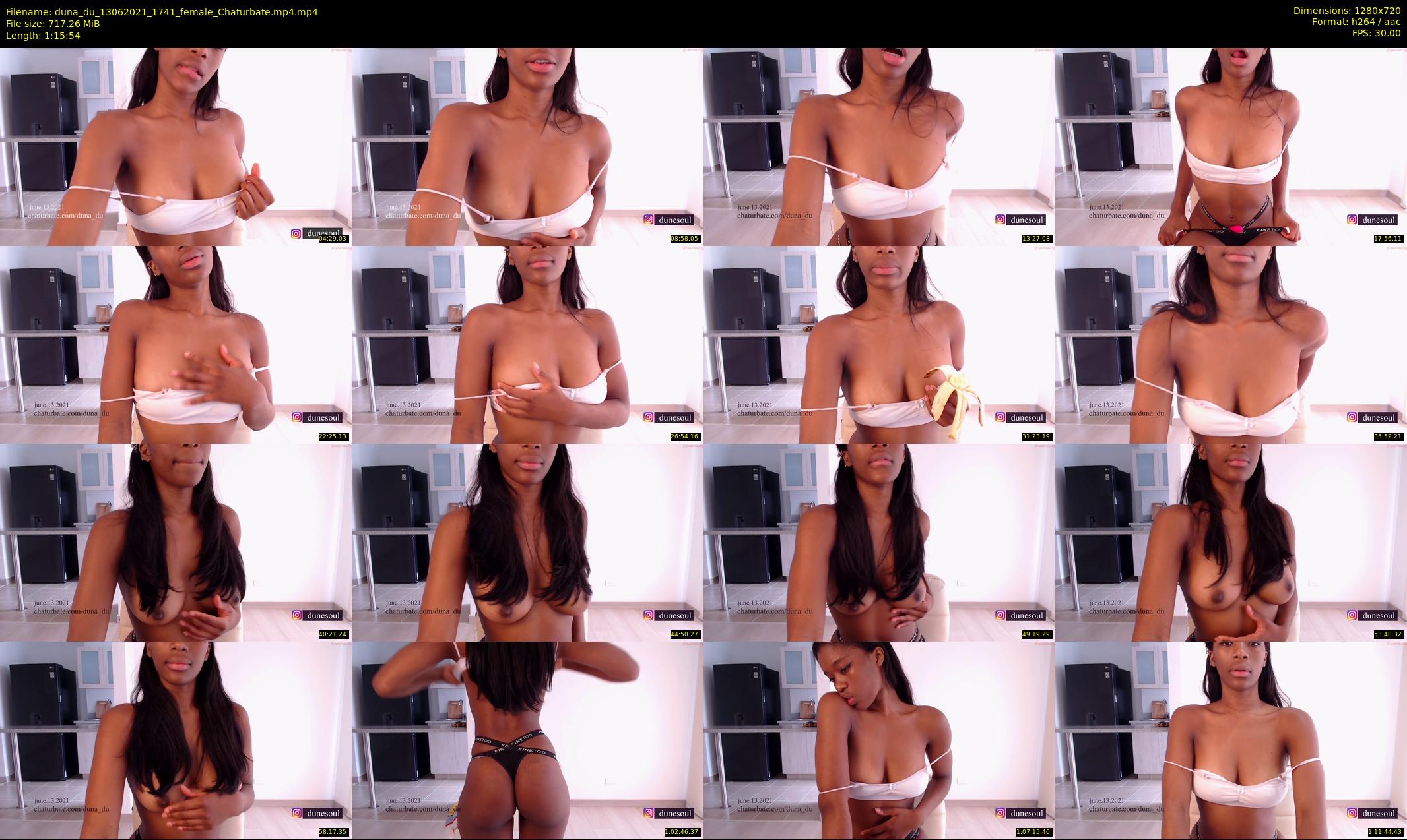 duna_du — 76 minute Chaturbate female cam show recording, 720p, Jun 13, 2021