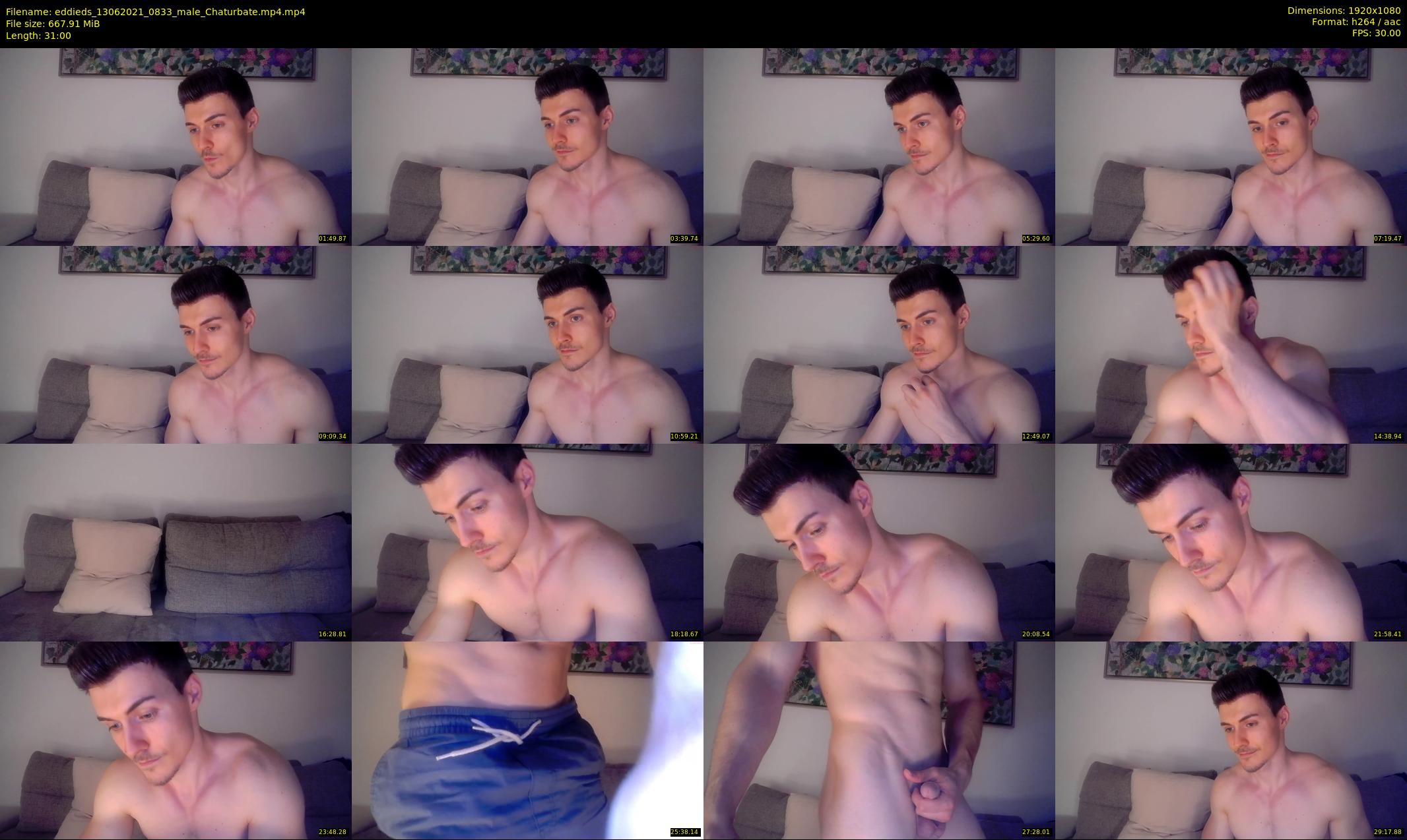 eddieds — 31 minute Chaturbate male cam show recording, 1080p, Jun 13, 2021