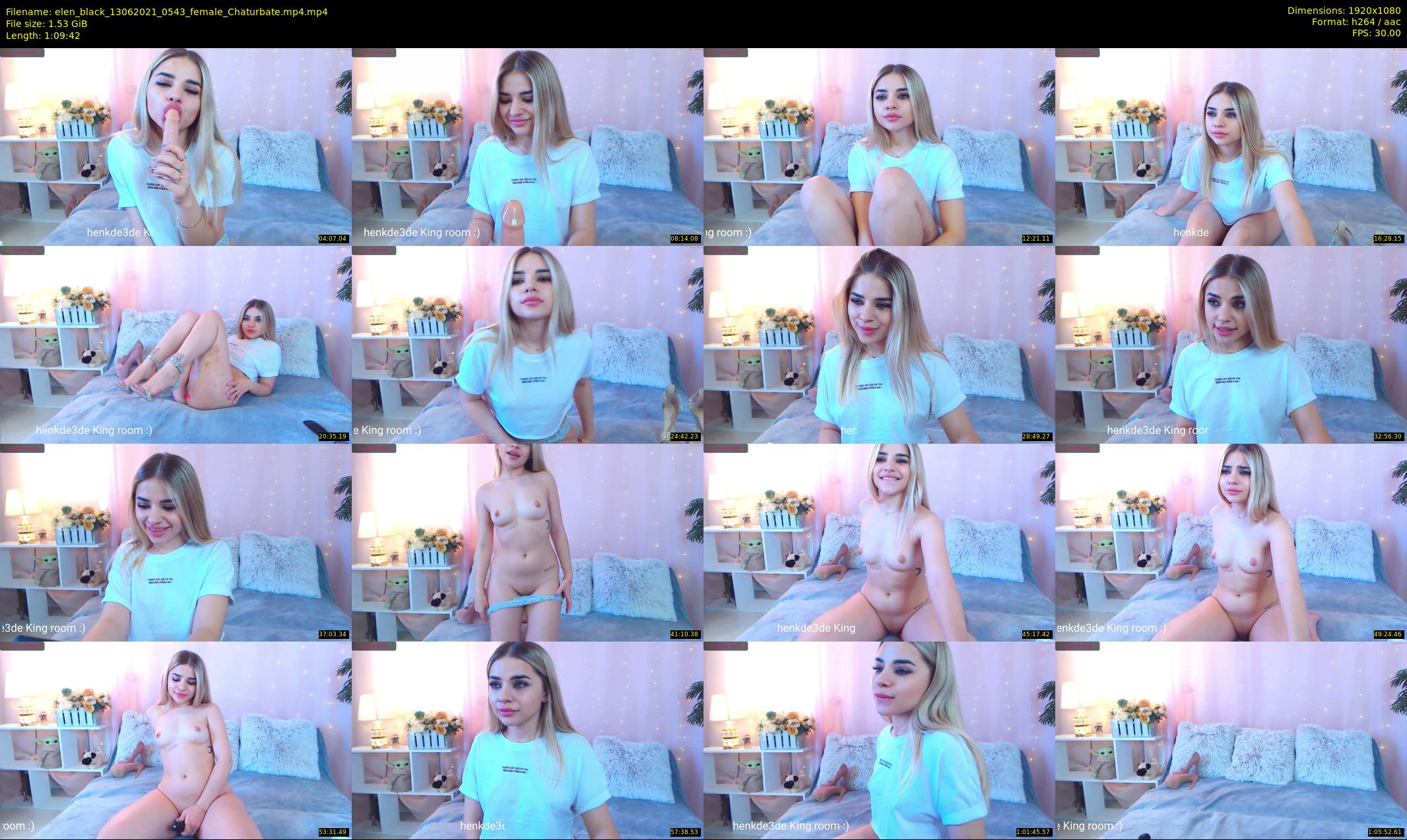elen_black — 70 minute Chaturbate female cam show recording, 1080p, Jun 13, 2021