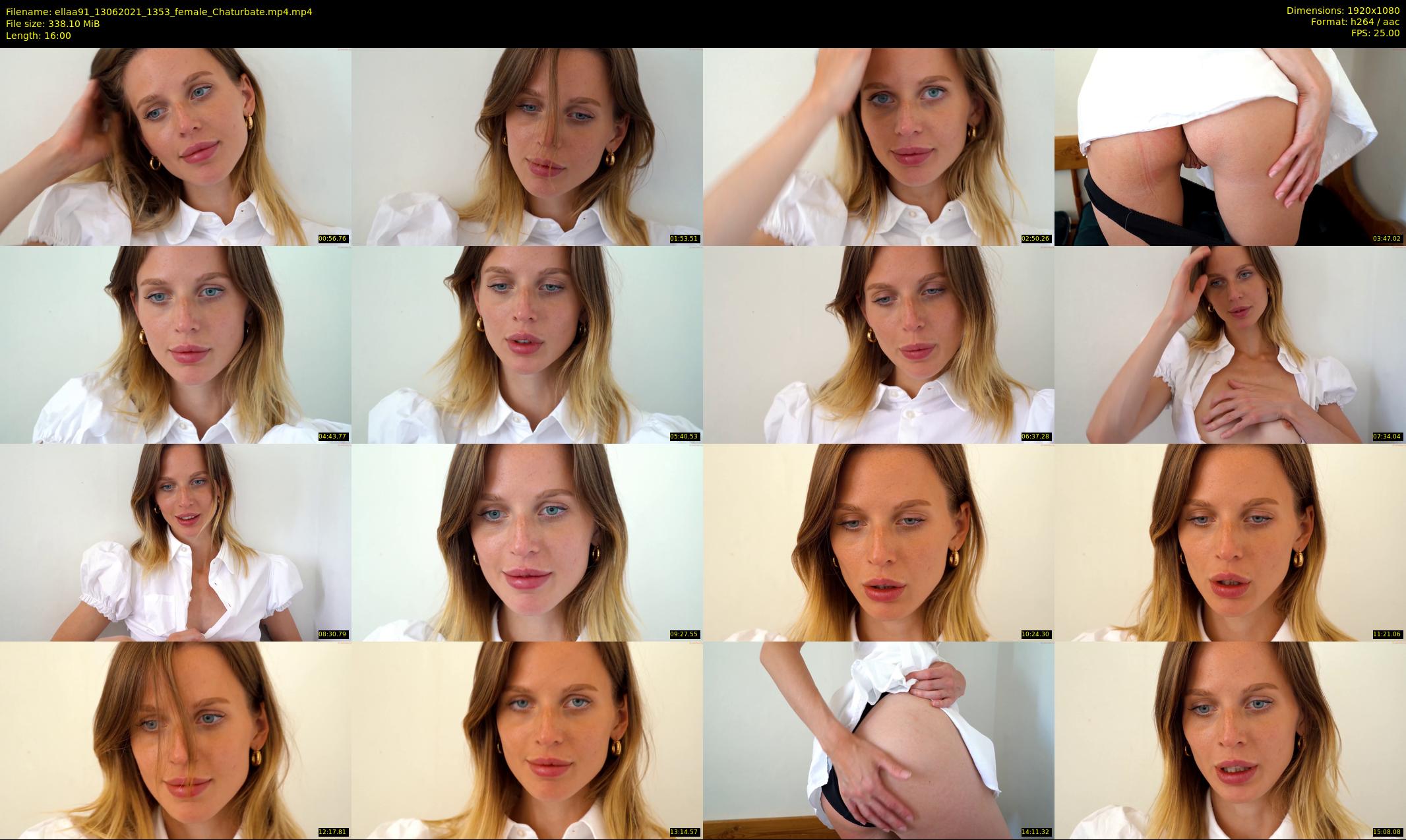 ellaa91 — 16 minute Chaturbate female cam show recording, 1080p, Jun 13, 2021