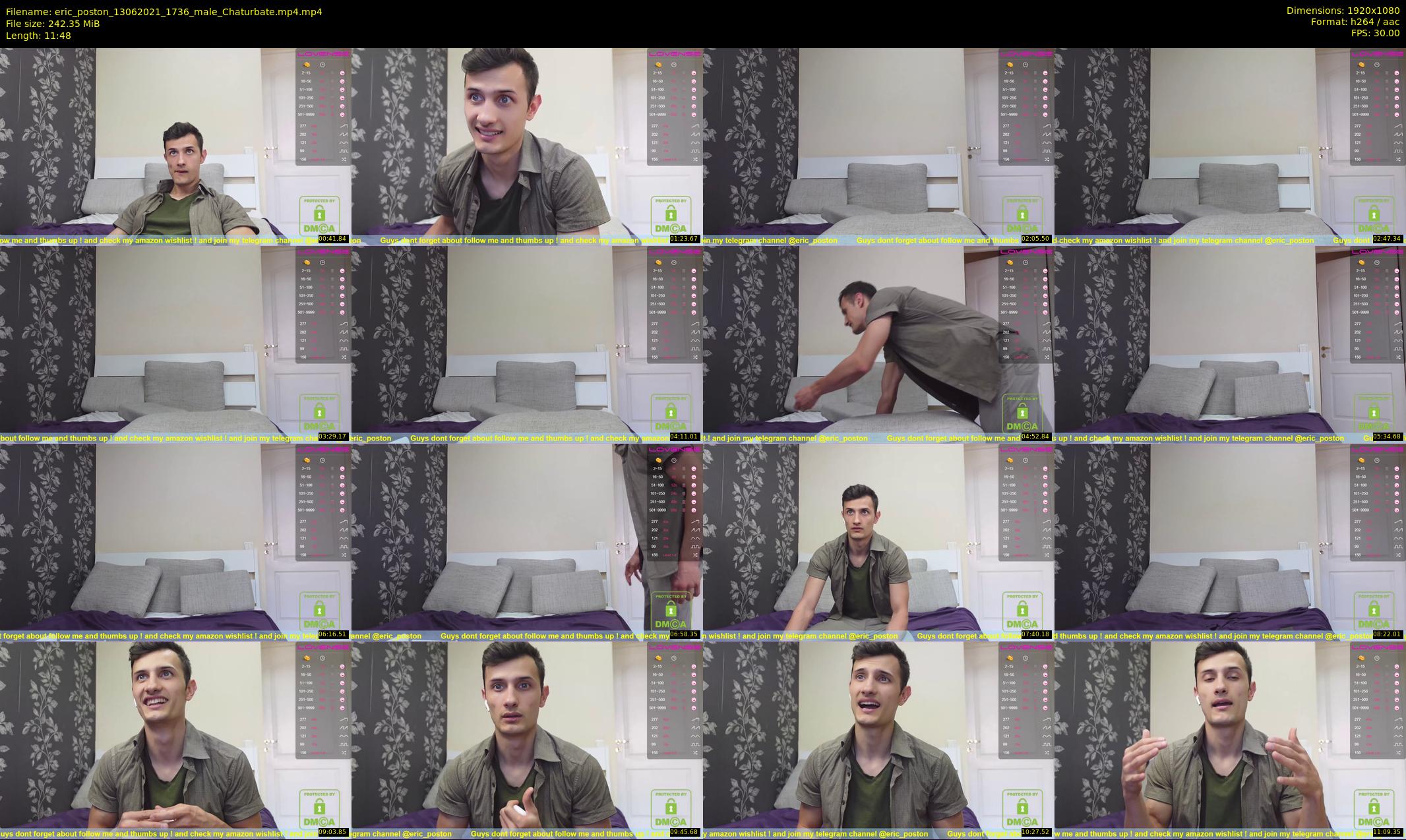eric_poston — 12 minute Chaturbate male cam show recording, 1080p, Jun 13, 2021
