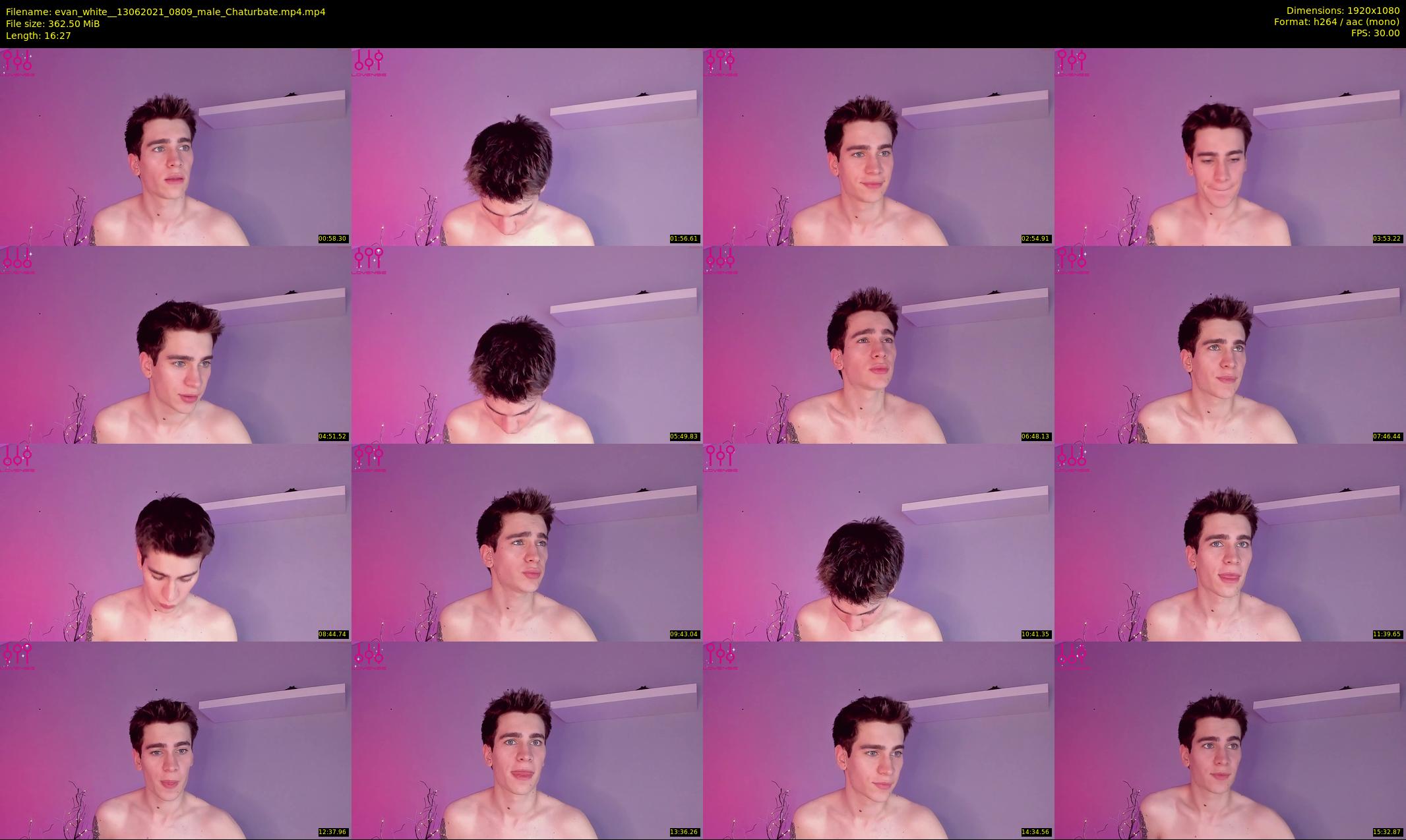 evan_white_ — 17 minute Chaturbate male cam show recording, 1080p, Jun 13, 2021
