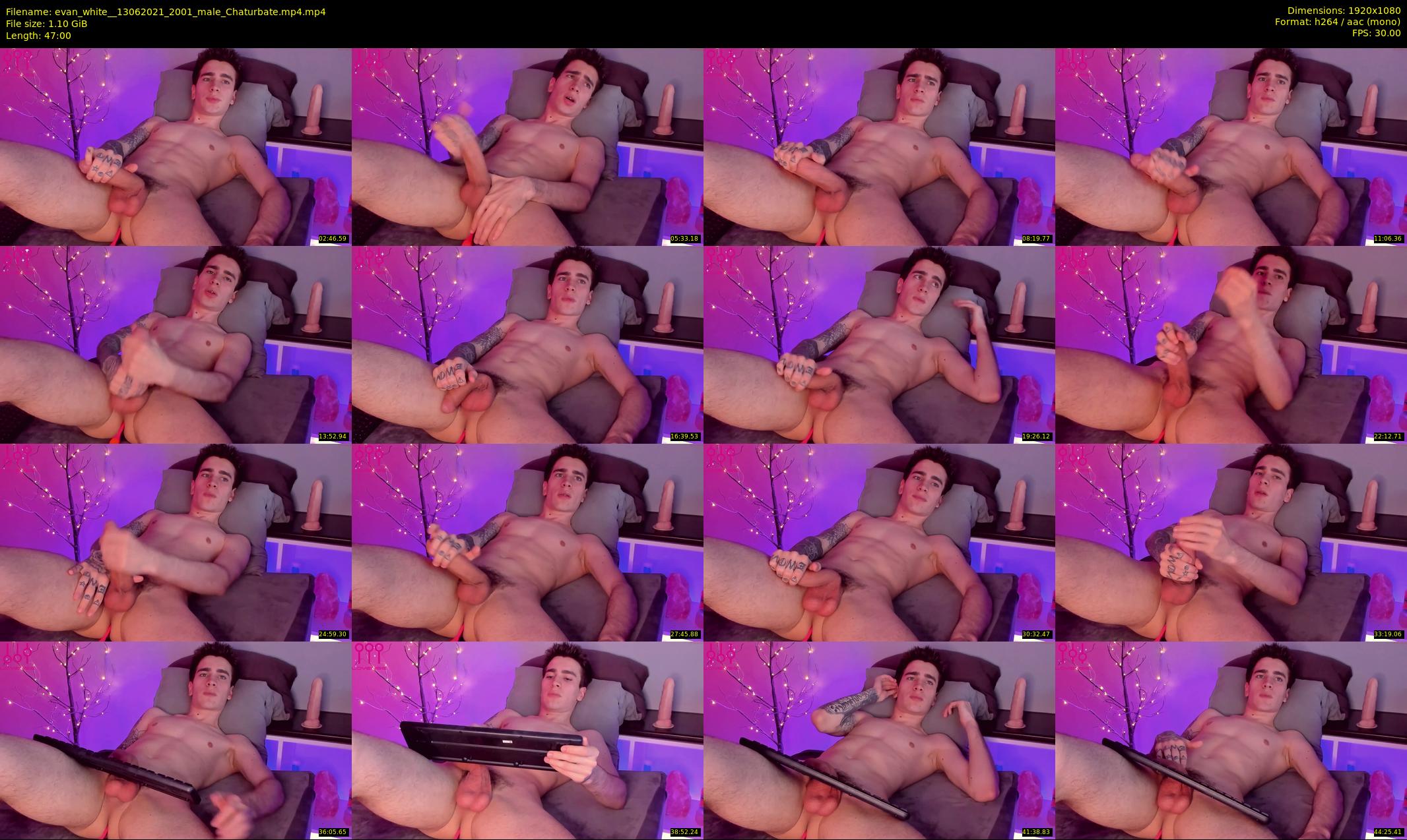 evan_white_ — 47 minute Chaturbate male cam show recording, 1080p, Jun 13, 2021