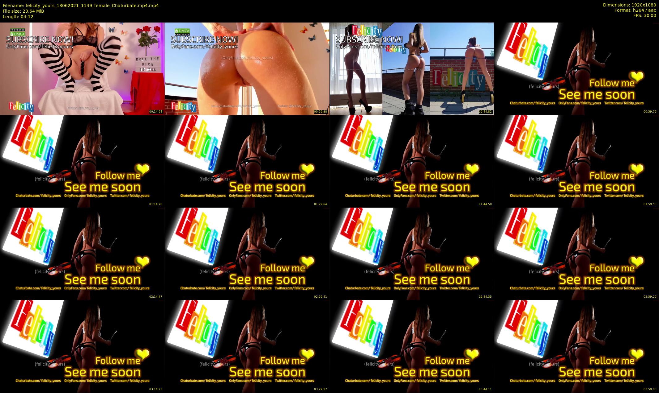 felicity_yours — 5 minute Chaturbate female cam show recording, 1080p, Jun 13, 2021