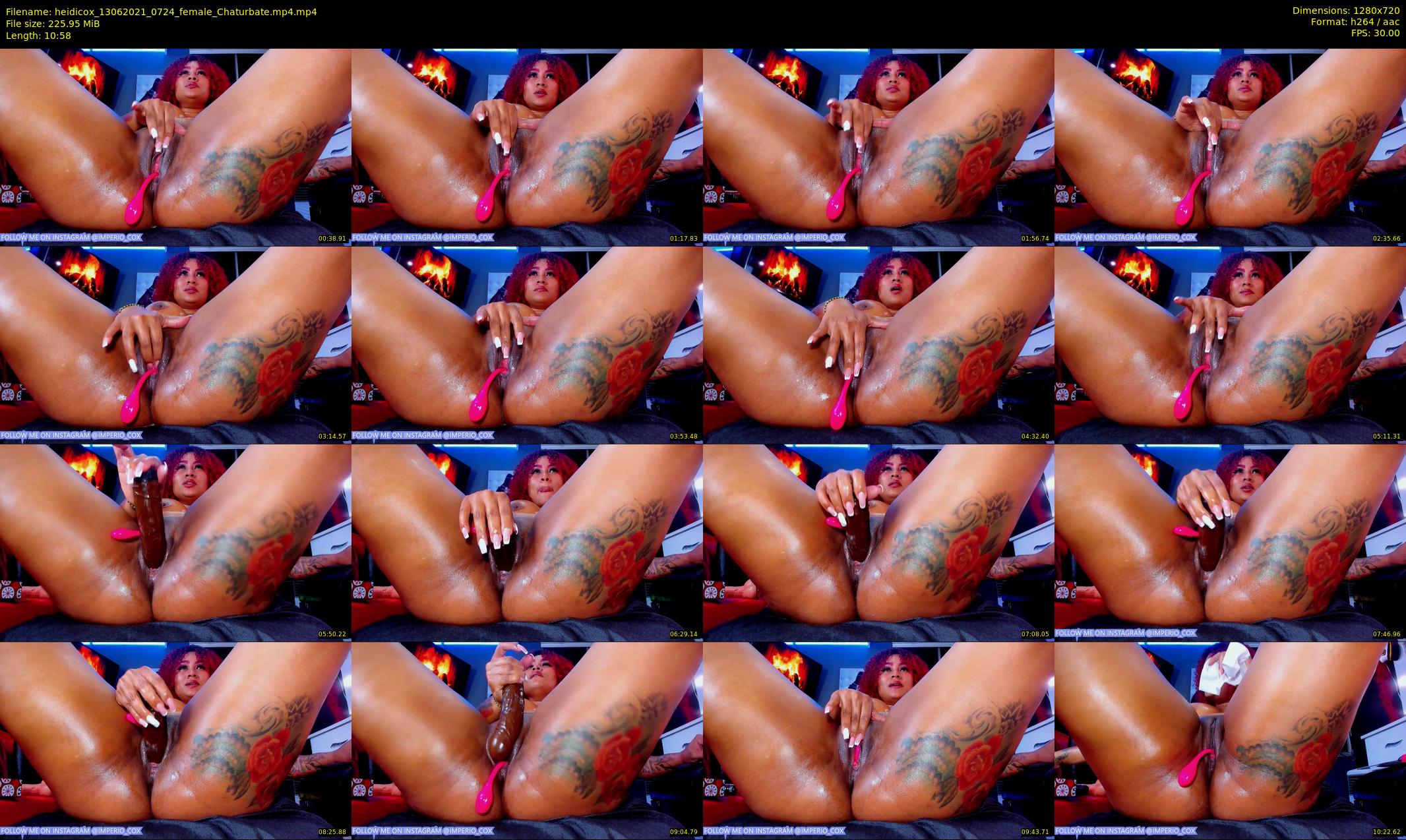 heidicox — 11 minute Chaturbate female cam show recording, 720p, Jun 13, 2021