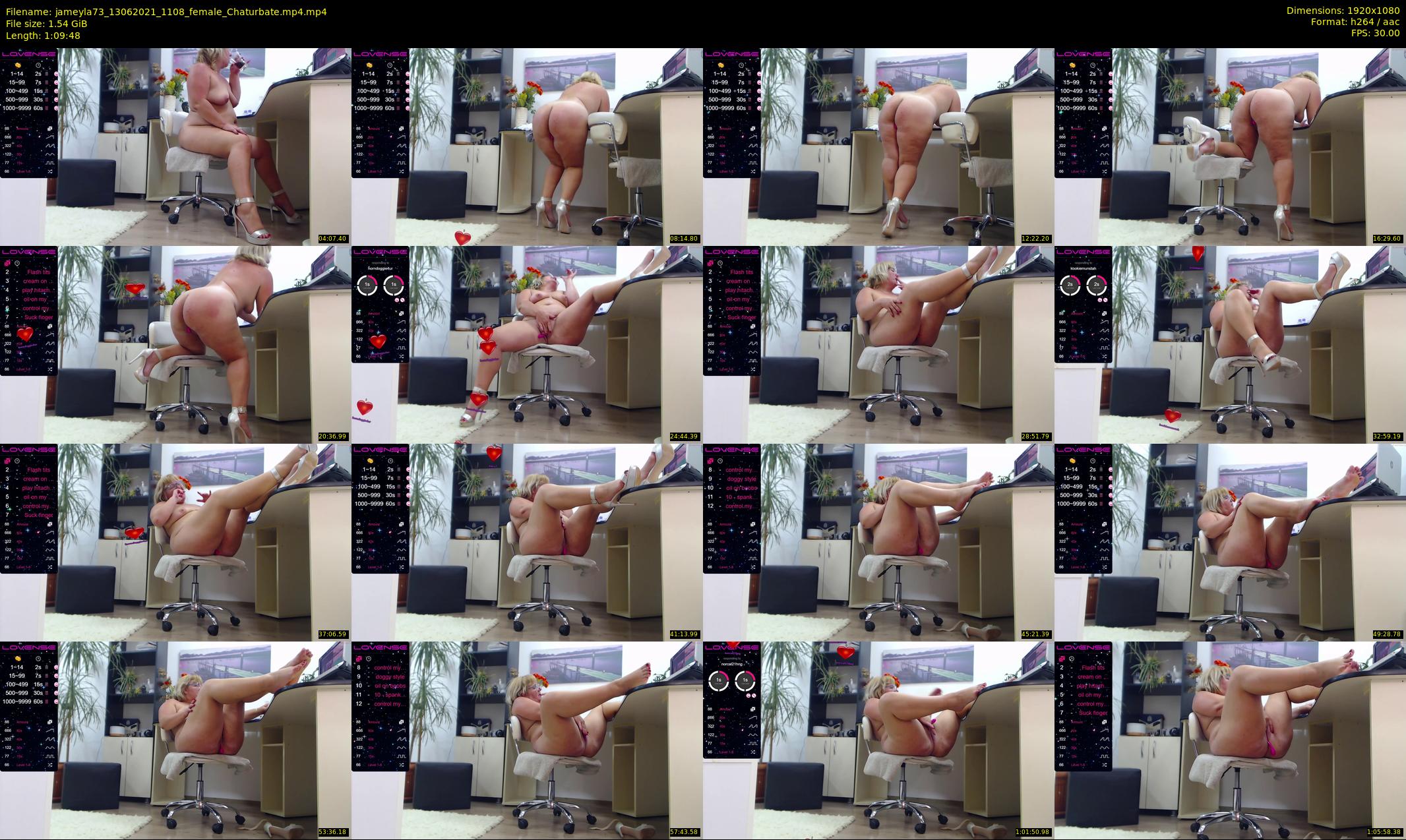 jameyla73 — 70 minute Chaturbate female cam show recording, 1080p, Jun 13, 2021