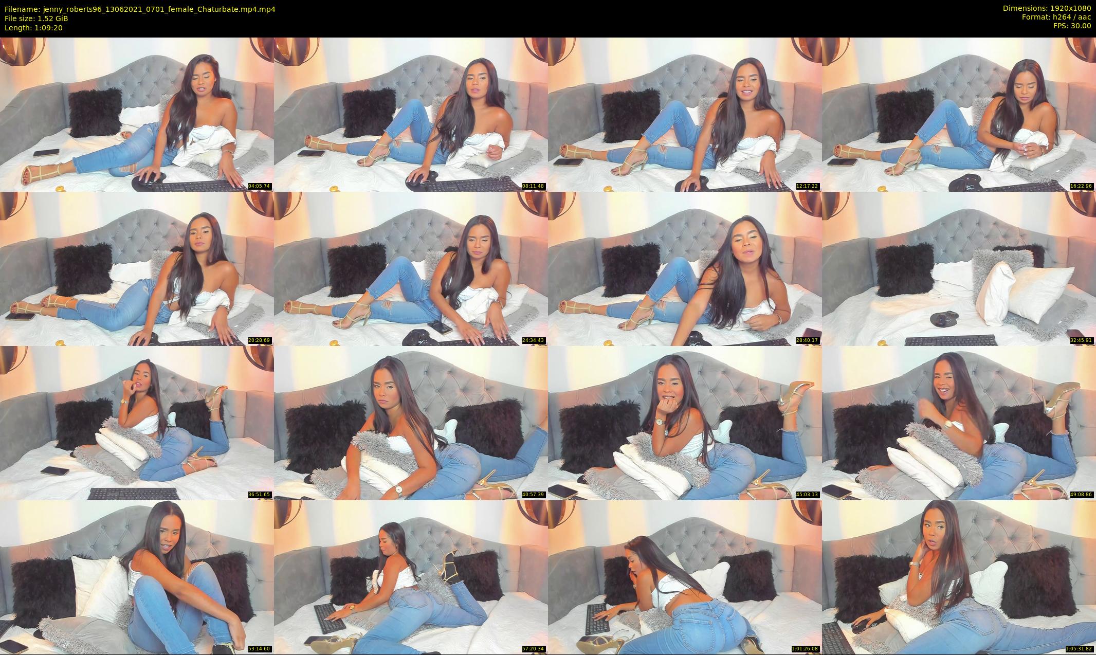 jenny_roberts96 — 70 minute Chaturbate female cam show recording, 1080p, Jun 13, 2021