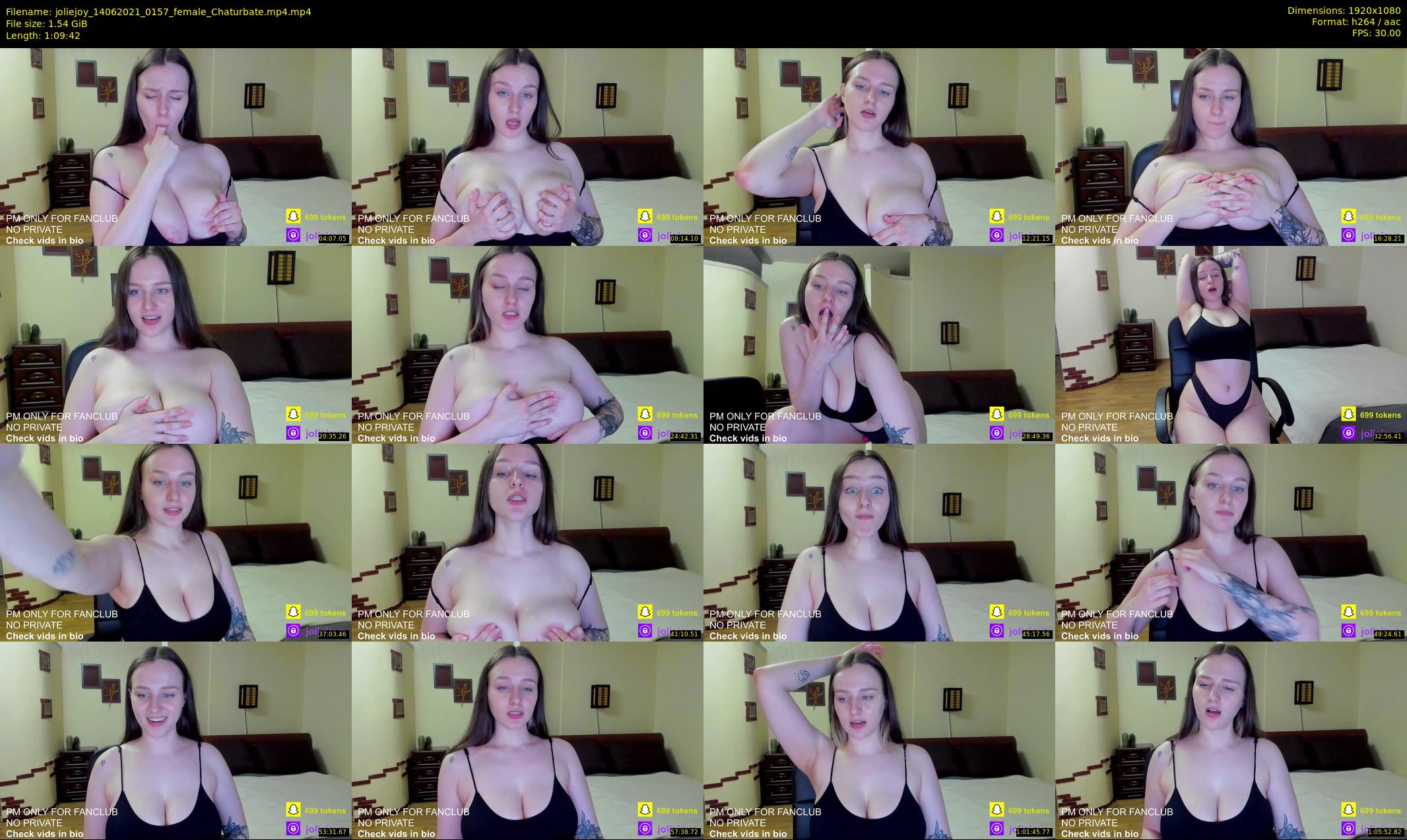 joliejoy — 70 minute Chaturbate female cam show recording, 1080p, Jun 14, 2021