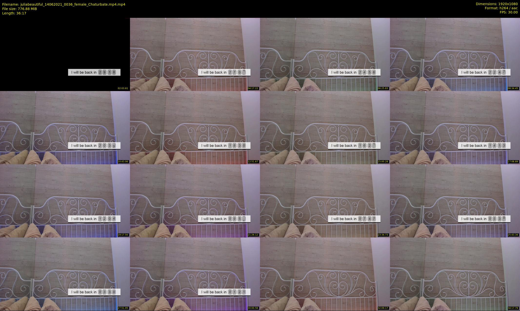 juliabeautiful — 37 minute Chaturbate female cam show recording, 1080p, Jun 14, 2021
