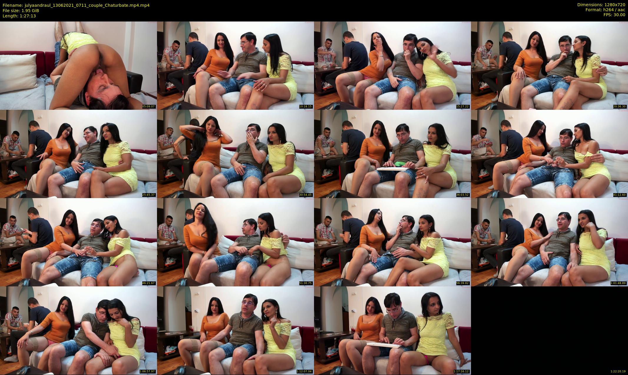 julyaandraul — 88 minute Chaturbate couple cam show recording, 720p, Jun 13, 2021