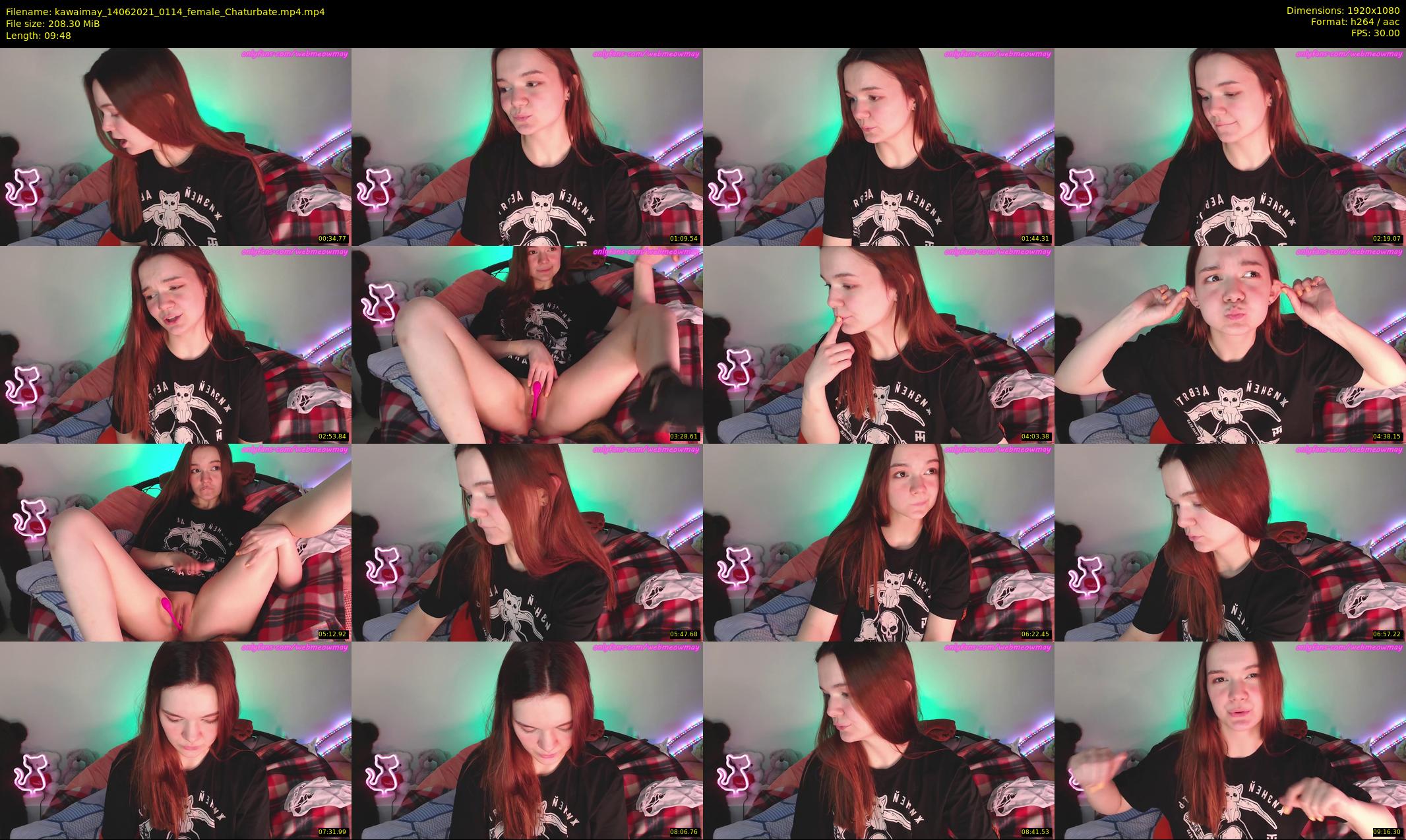 kawaimay — 10 minute Chaturbate female cam show recording, 1080p, Jun 14, 2021