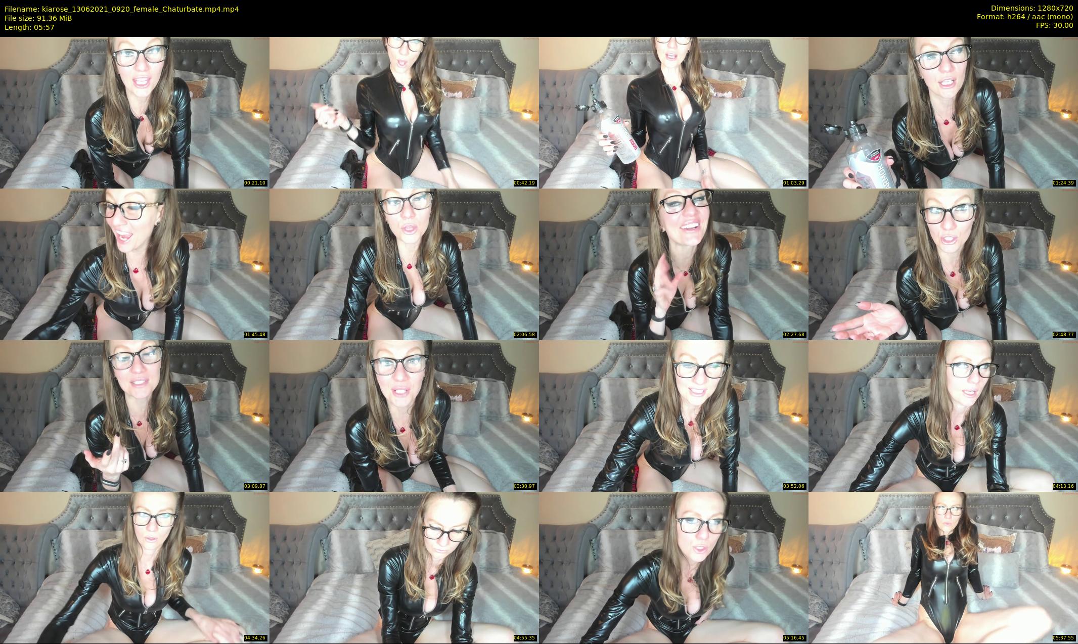 kiarose — 6 minute Chaturbate female cam show recording, 720p, Jun 13, 2021