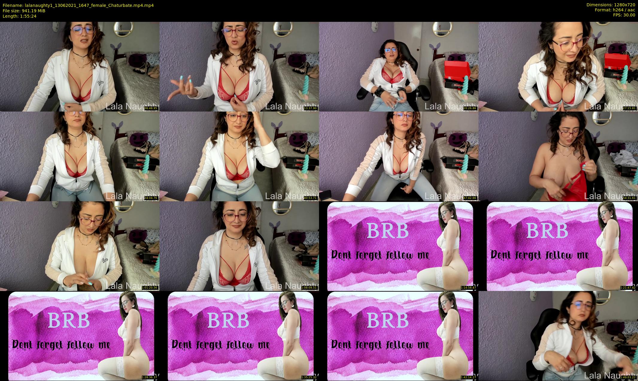 lalanaughty1 — 116 minute Chaturbate female cam show recording, 720p, Jun 13, 2021