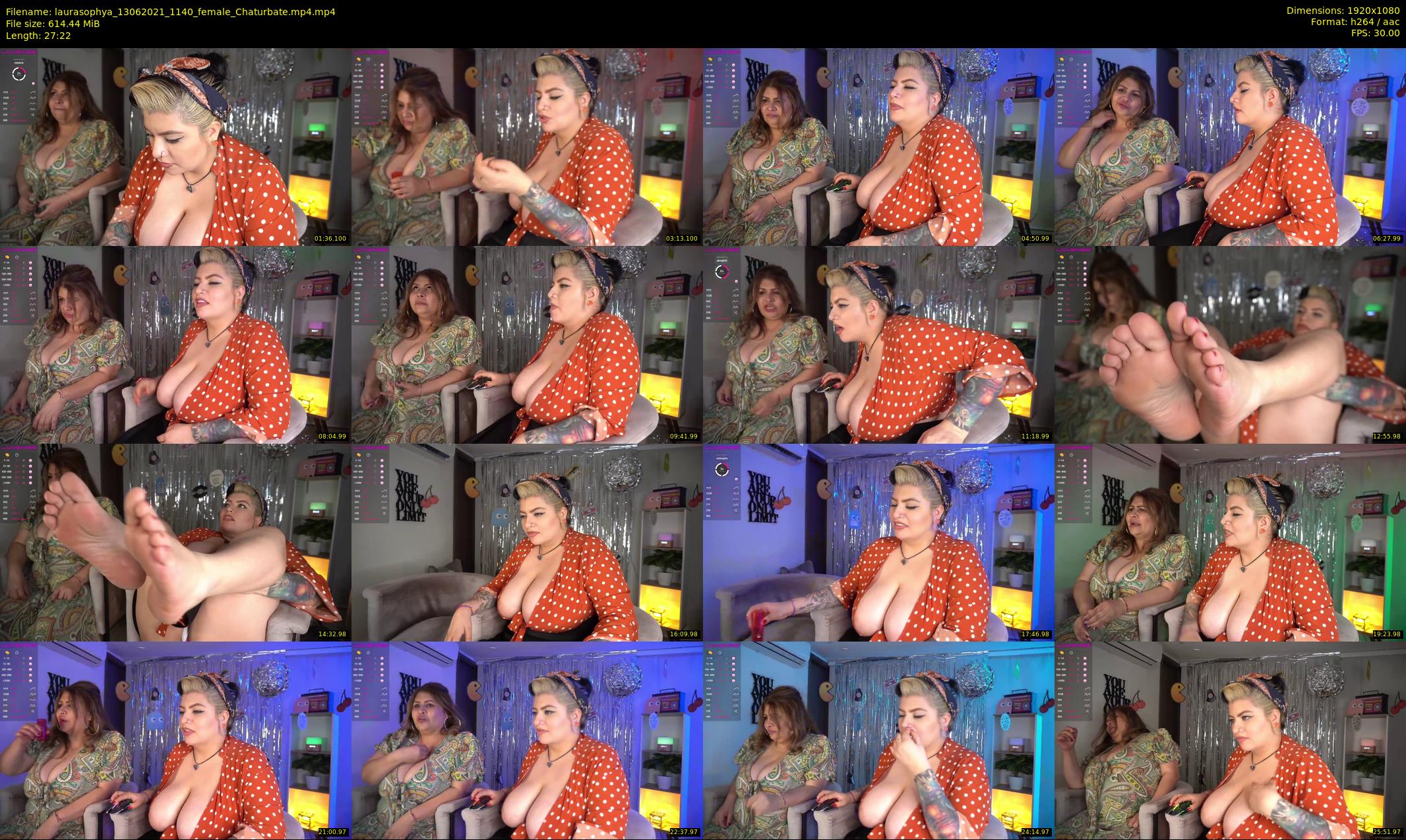 laurasophya — 28 minute Chaturbate female cam show recording, 1080p, Jun 13, 2021