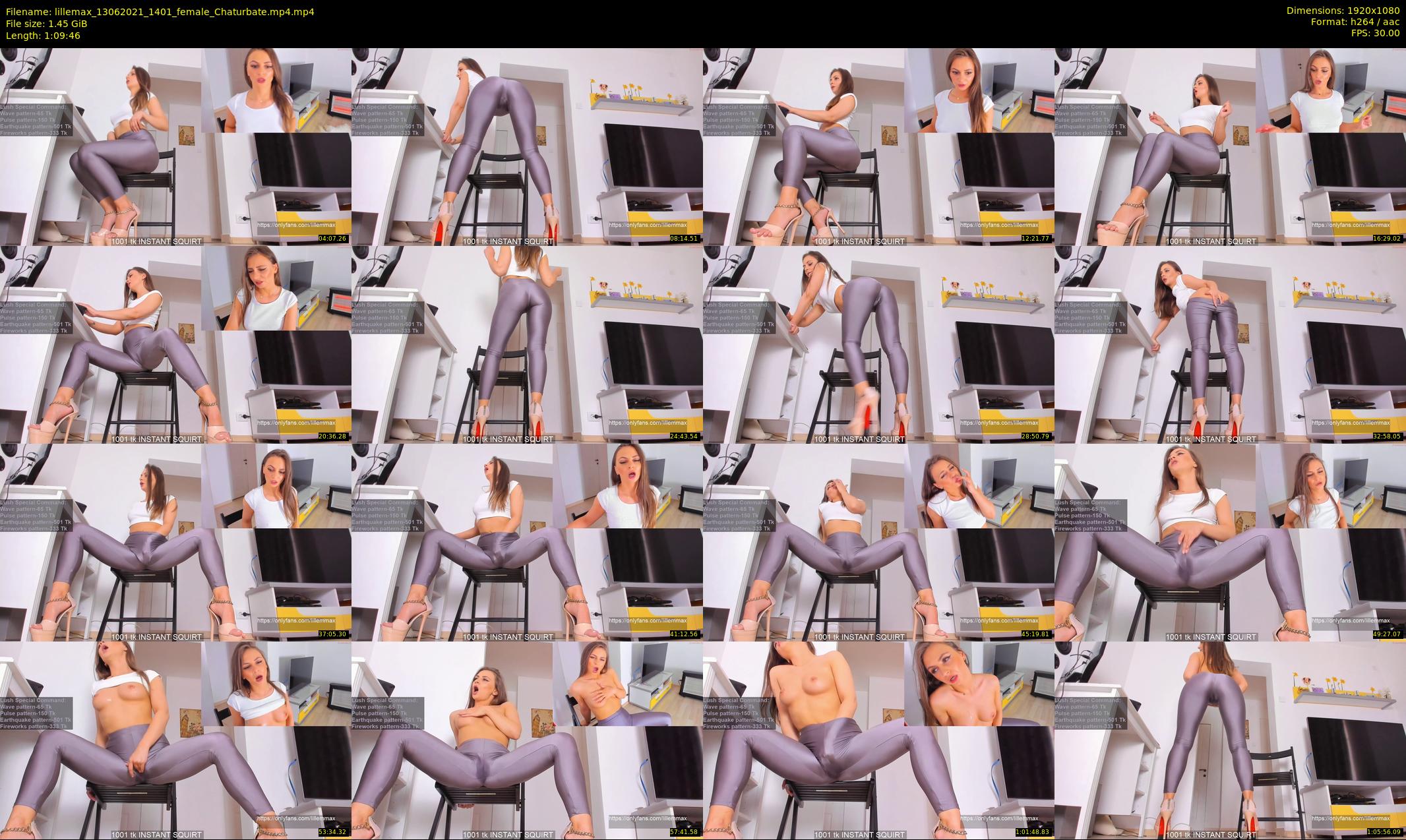 lillemax — 70 minute Chaturbate female cam show recording, 1080p, Jun 13, 2021