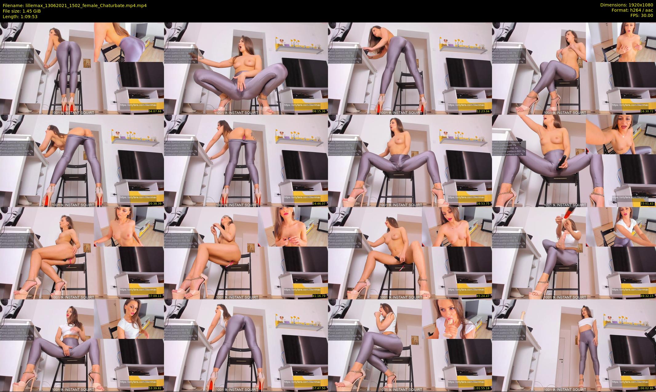 lillemax — 70 minute Chaturbate female cam show recording, 1080p, Jun 13, 2021