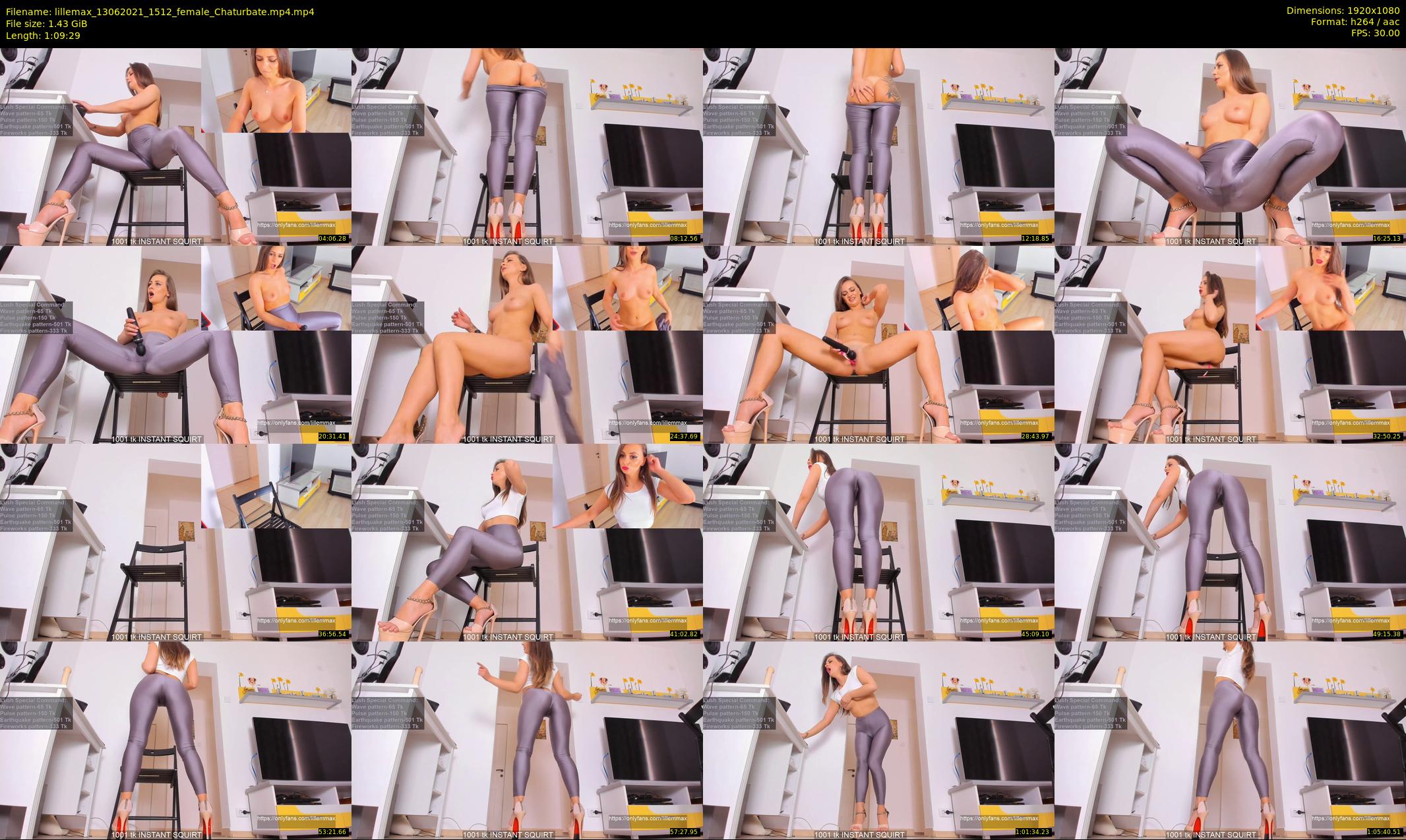 lillemax — 70 minute Chaturbate female cam show recording, 1080p, Jun 13, 2021