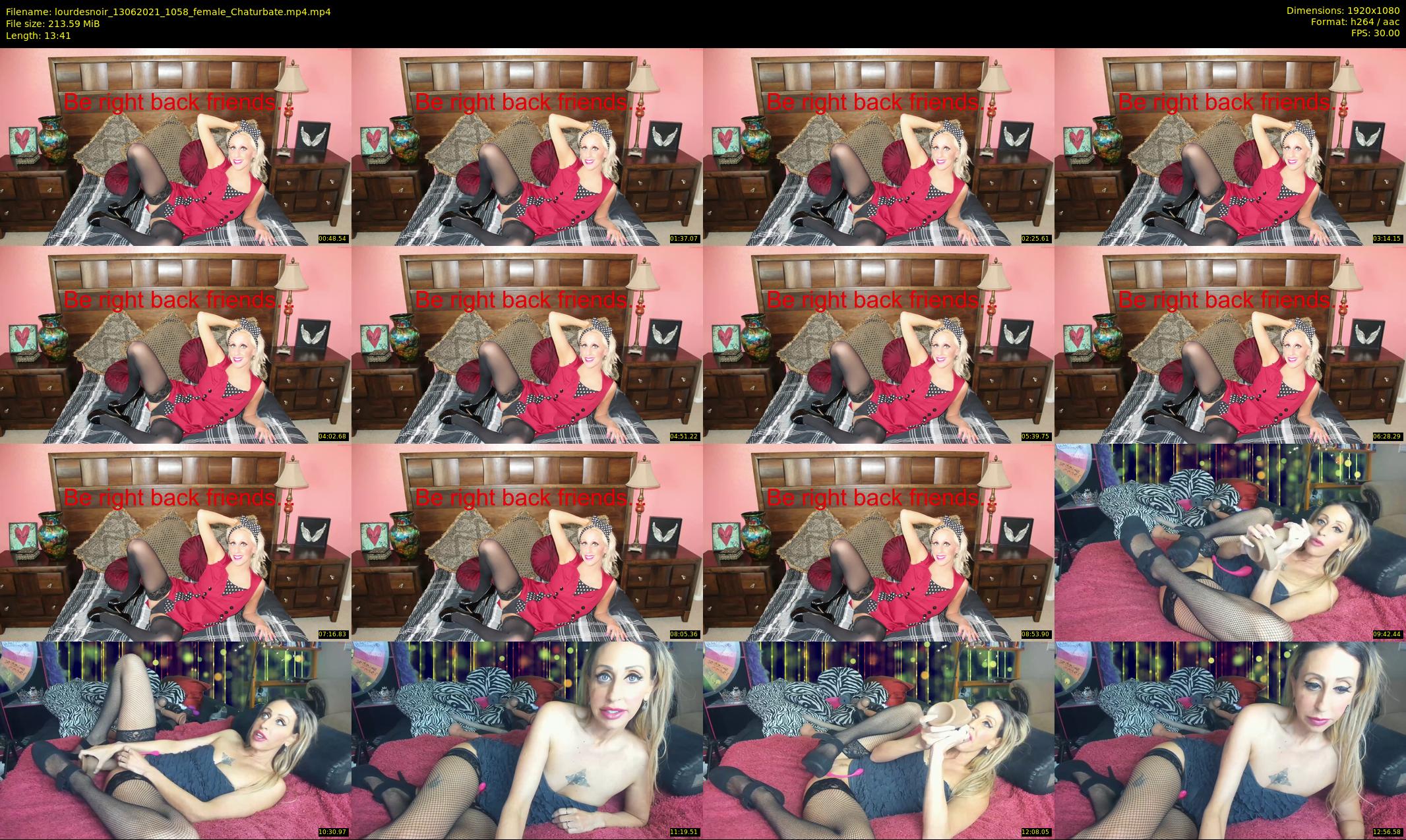 lourdesnoir — 14 minute Chaturbate female cam show recording, 1080p, Jun 13, 2021
