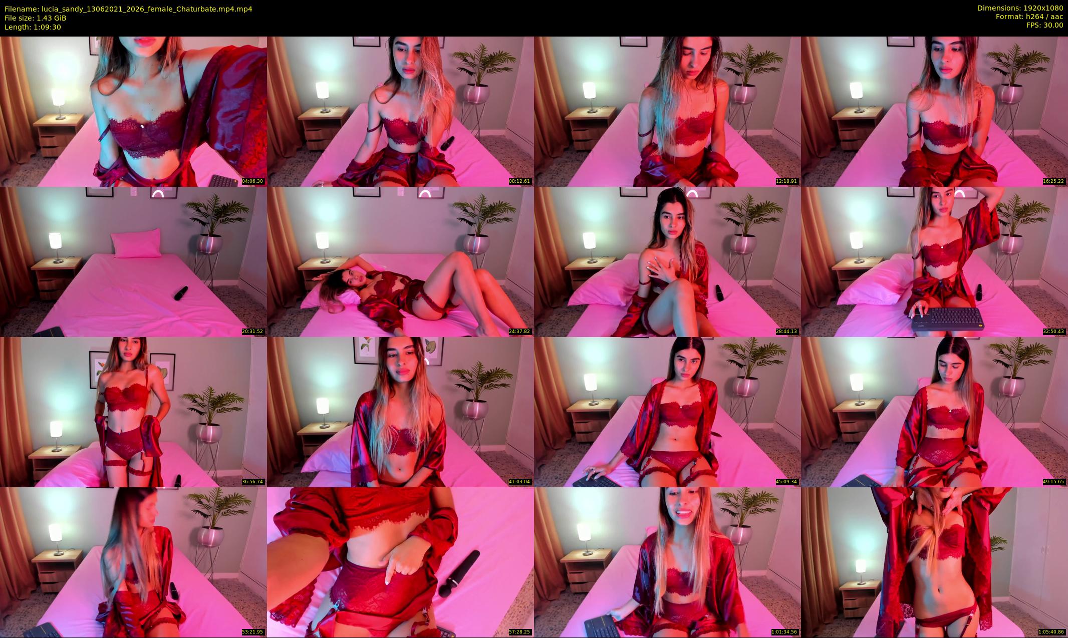 lucia_sandy — 70 minute Chaturbate female cam show recording, 1080p, Jun 13, 2021