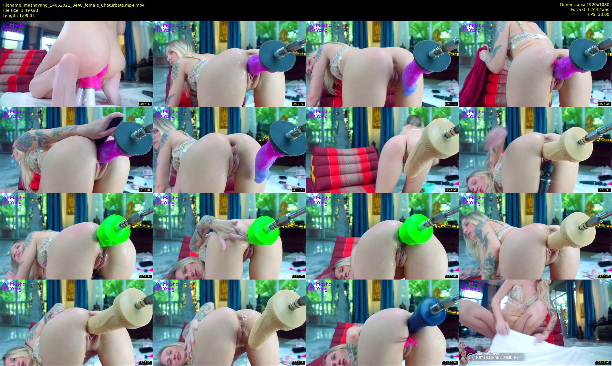 mashayang — 70 minute Chaturbate female cam show recording, 1080p, Jun 14, 2021