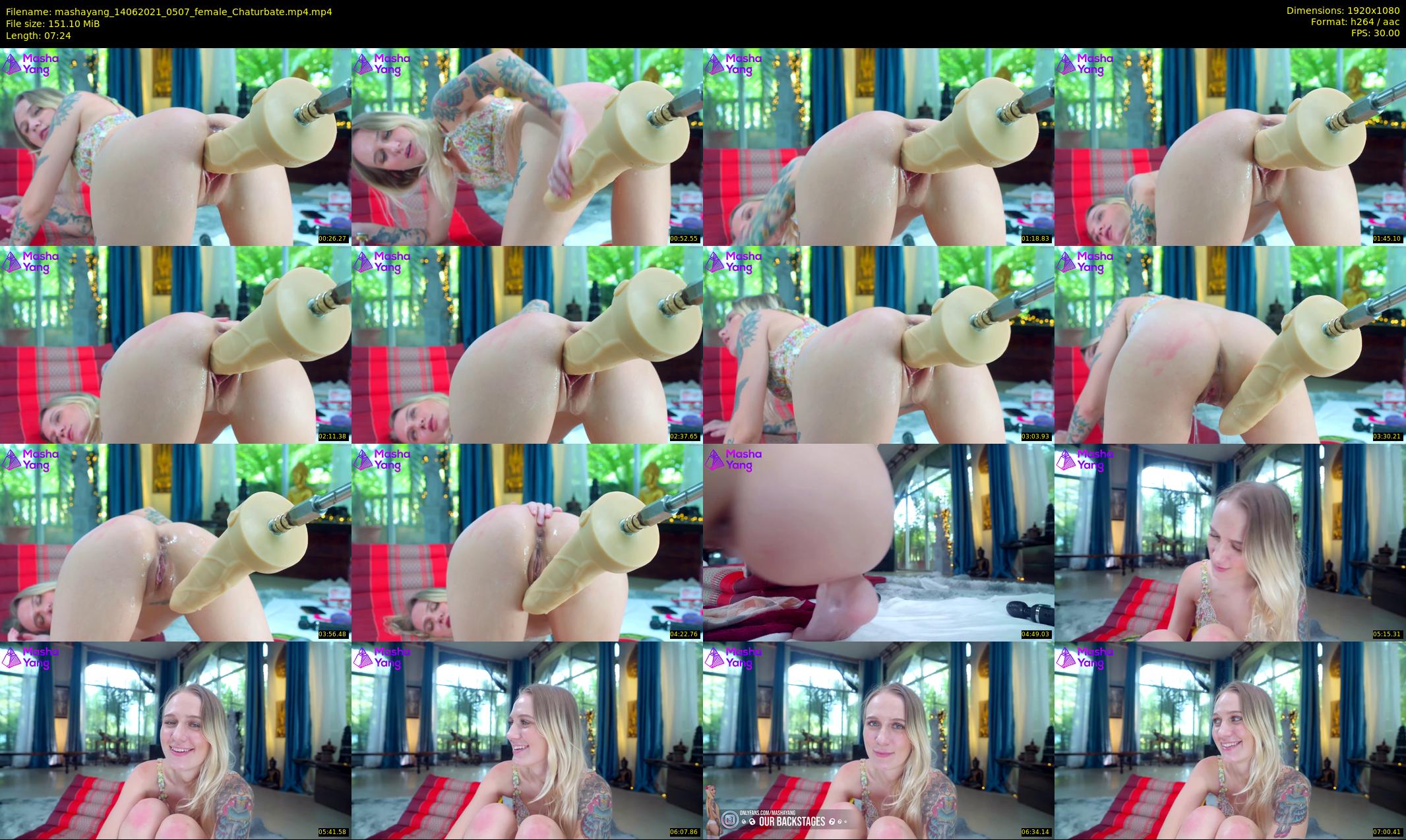 mashayang — 8 minute Chaturbate female cam show recording, 1080p, Jun 14, 2021