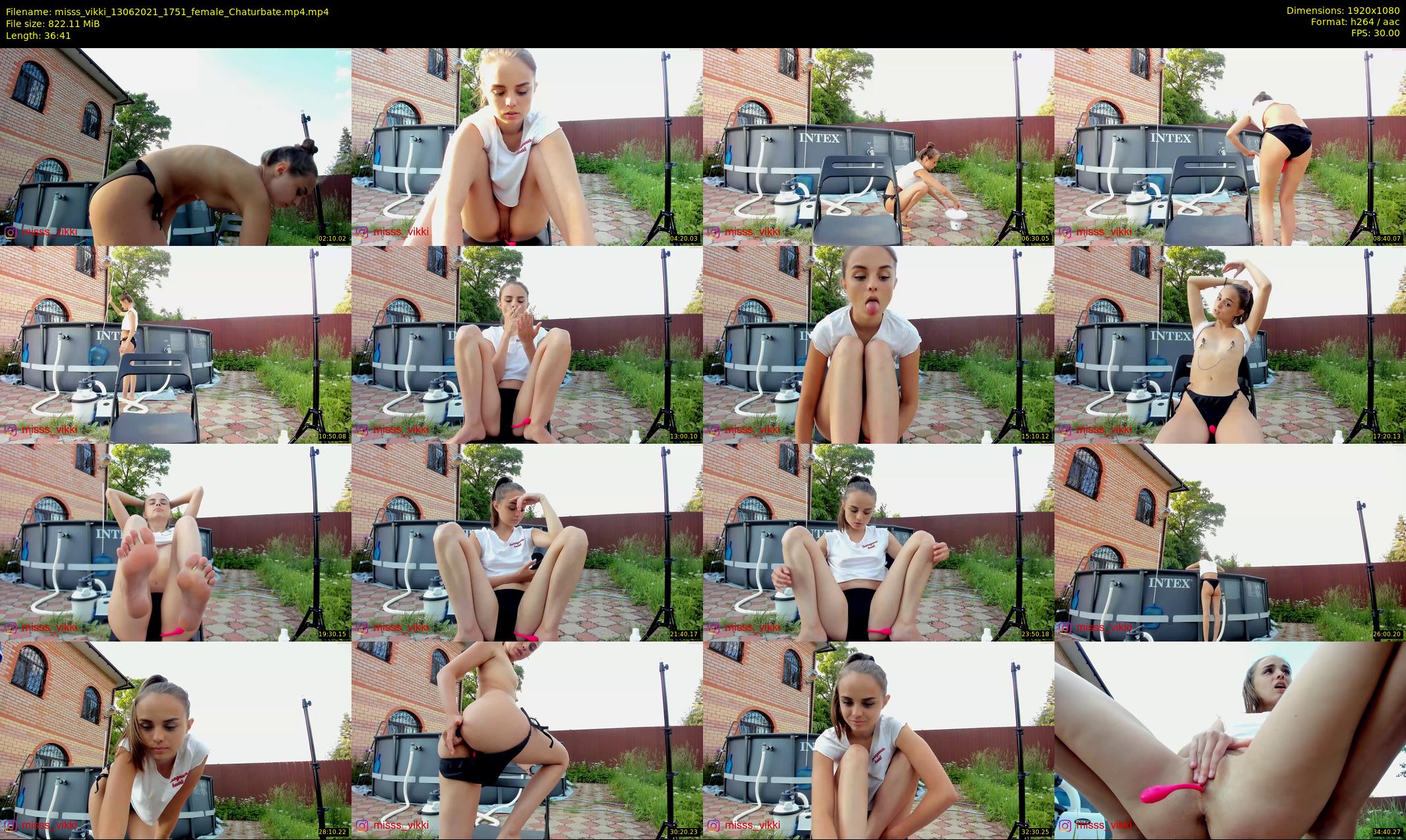 misss_vikki — 37 minute Chaturbate female cam show recording, 1080p, Jun 13, 2021