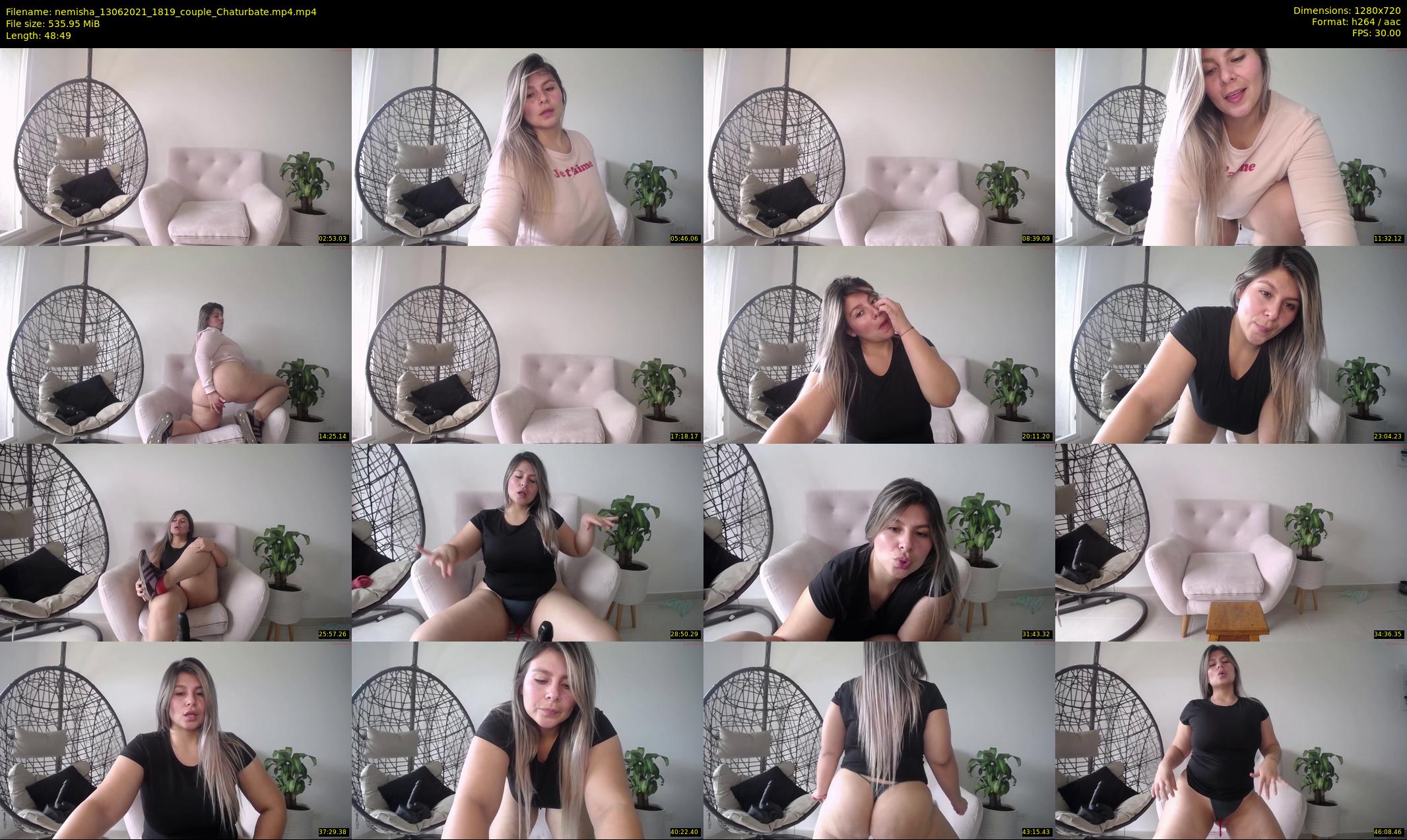 nemisha — 49 minute Chaturbate female cam show recording, 720p, Jun 13, 2021