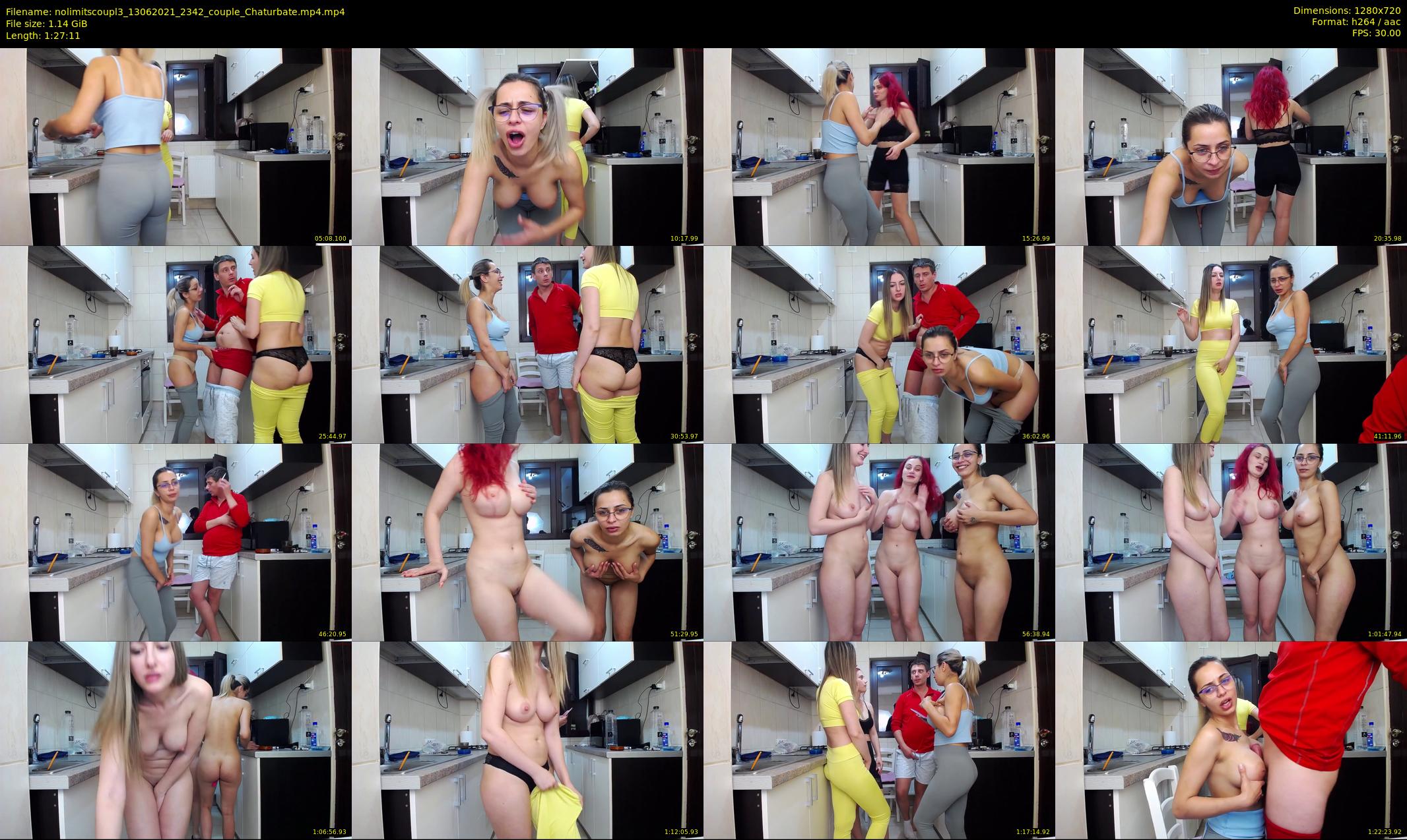 nolimitscoupl3 — 88 minute Chaturbate couple cam show recording, 720p, Jun 13, 2021