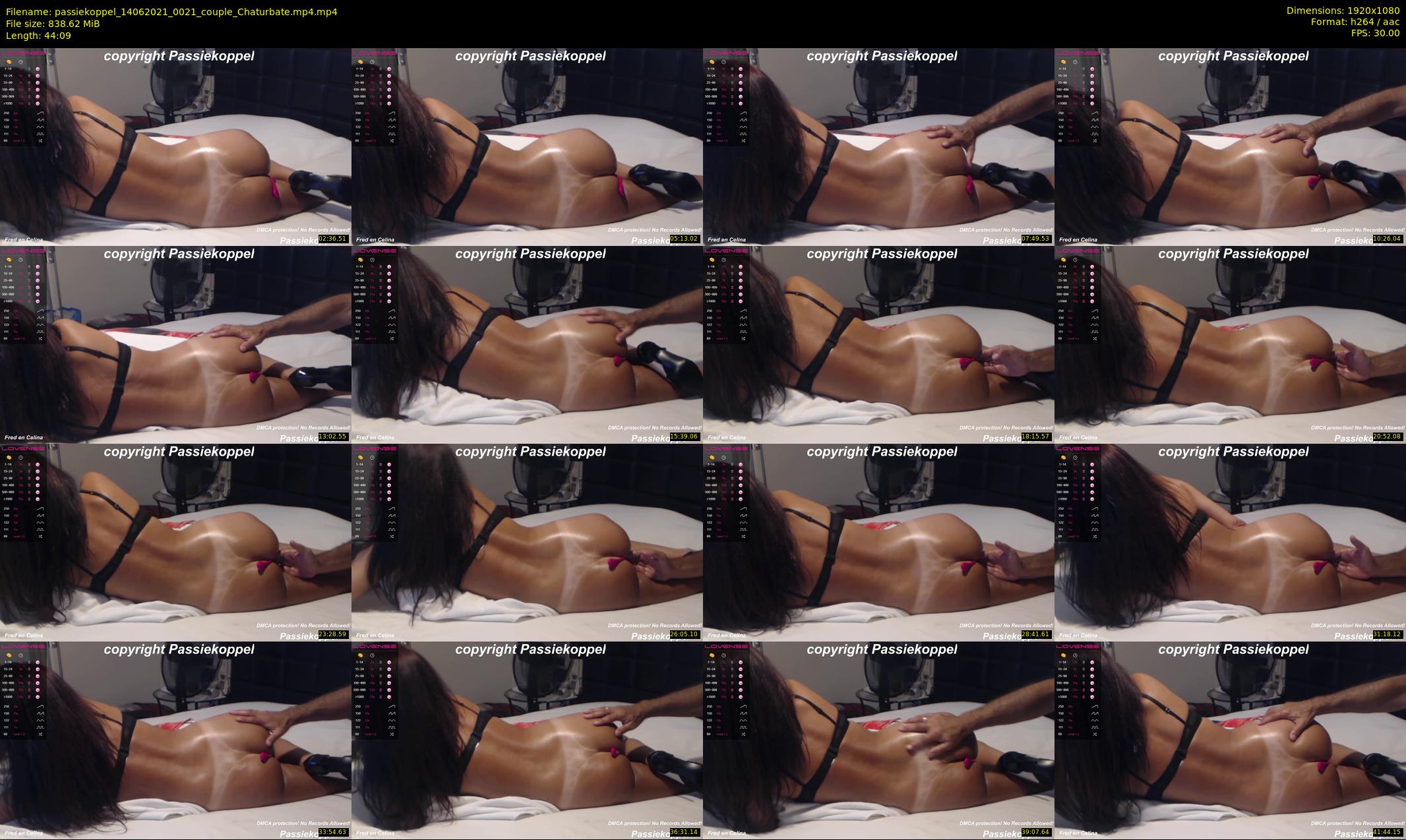 passiekoppel — 45 minute Chaturbate couple cam show recording, 1080p, Jun 14, 2021