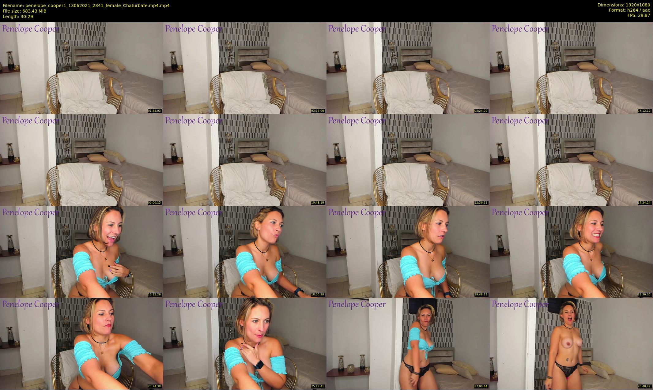 penelope_cooper1 — 31 minute Chaturbate female cam show recording, 1080p, Jun 13, 2021