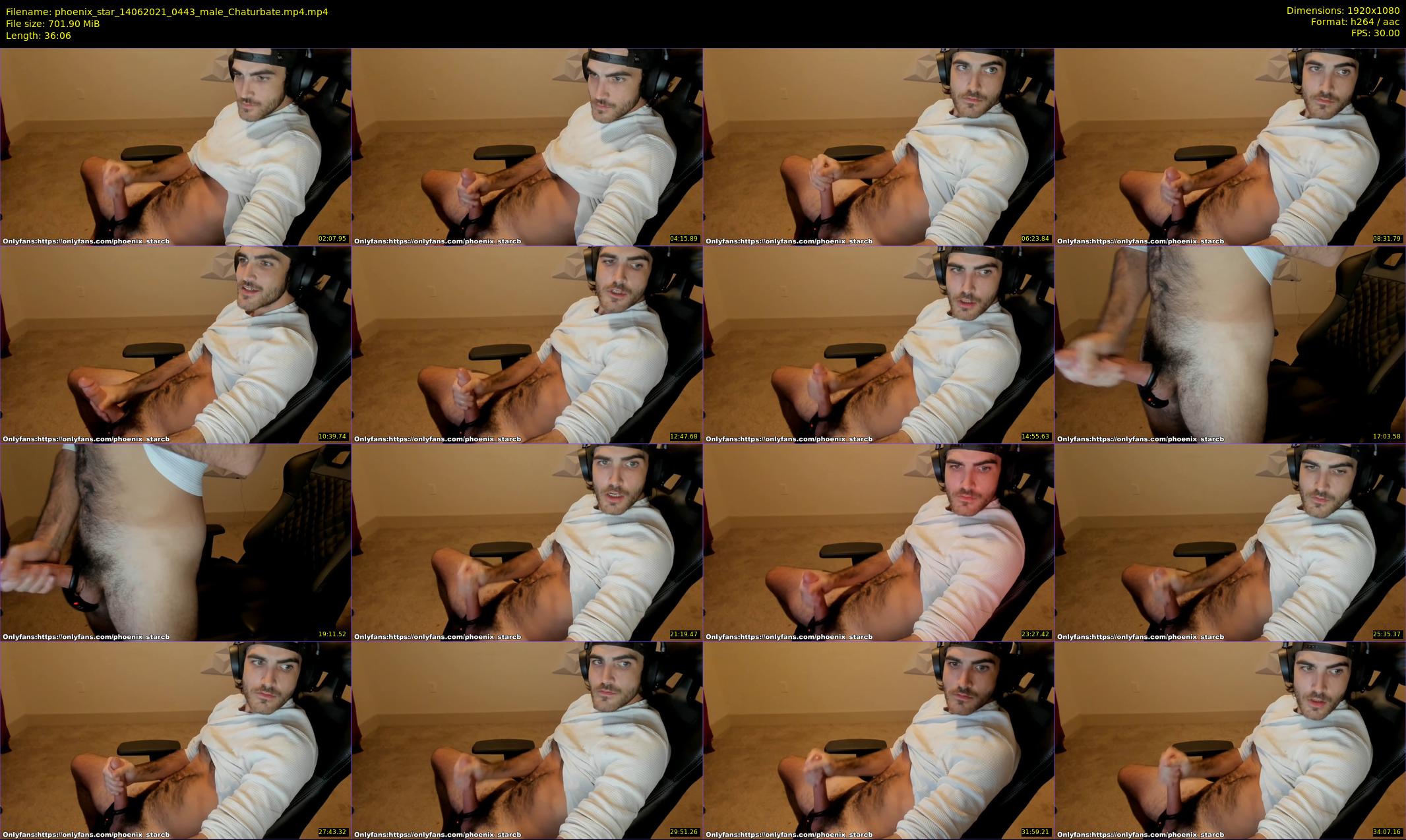 phoenix_star — 37 minute Chaturbate male cam show recording, 1080p, Jun 14, 2021