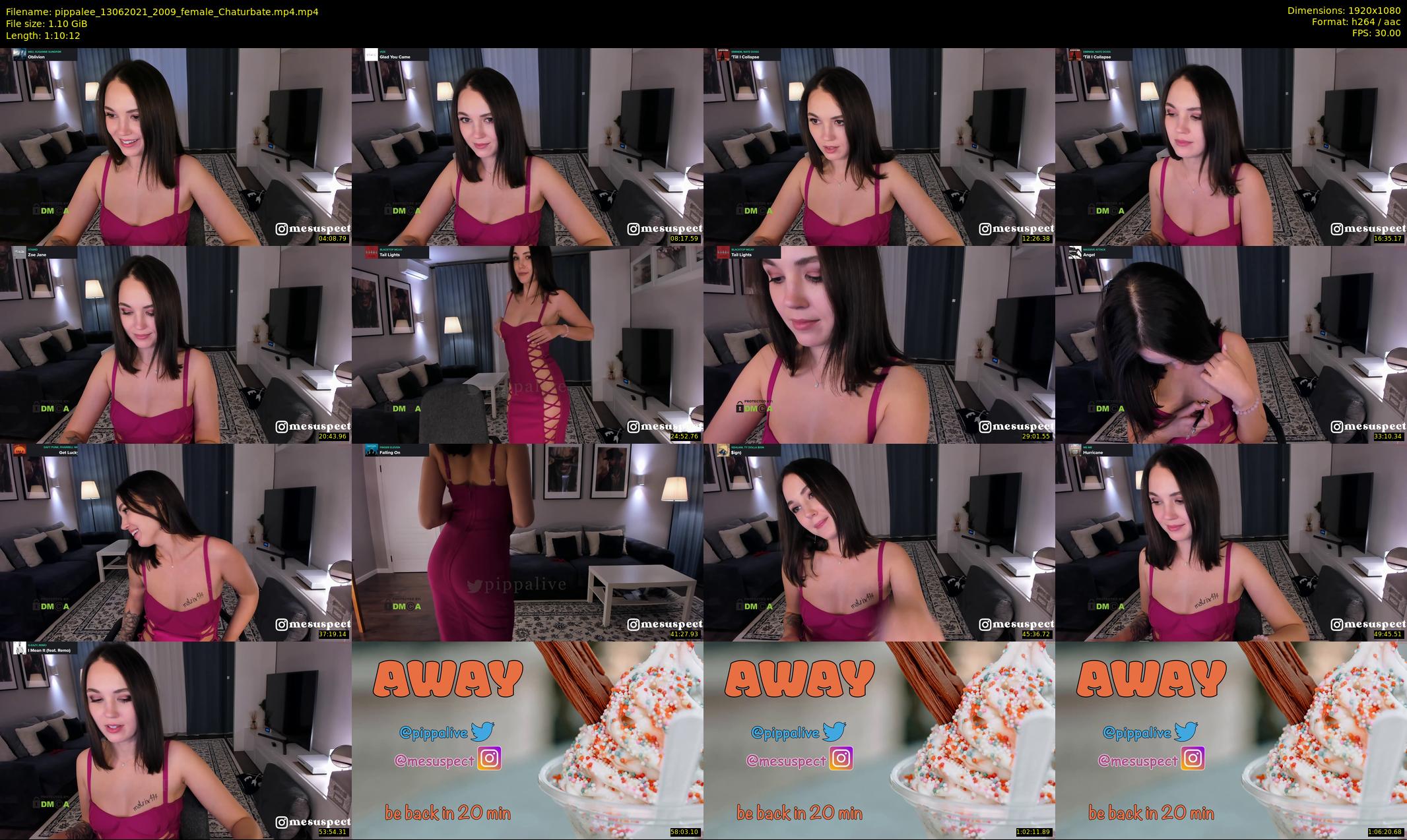 pippalee — 71 minute Chaturbate female cam show recording, 1080p, Jun 13, 2021